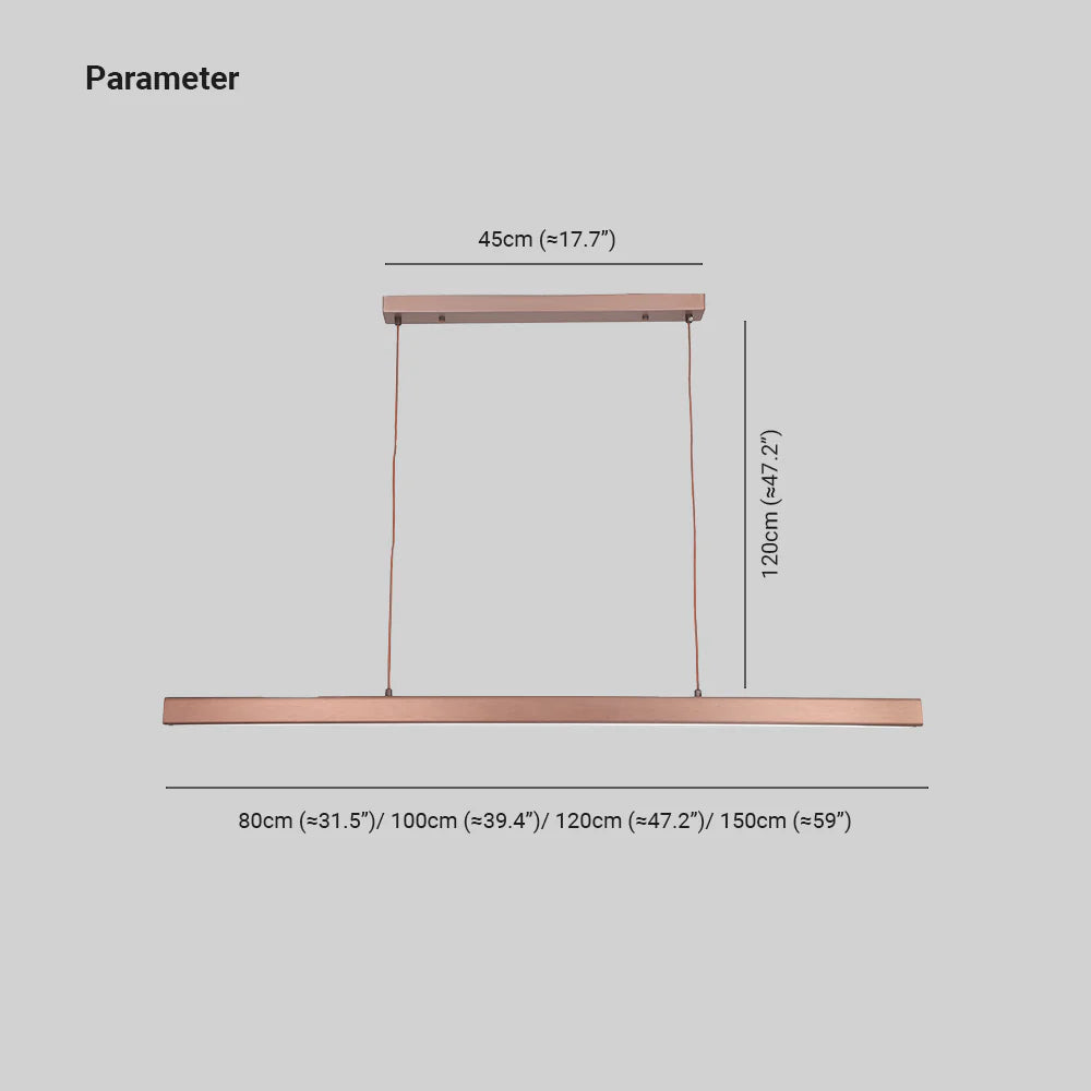 Aurora Linear LED Pendant Light