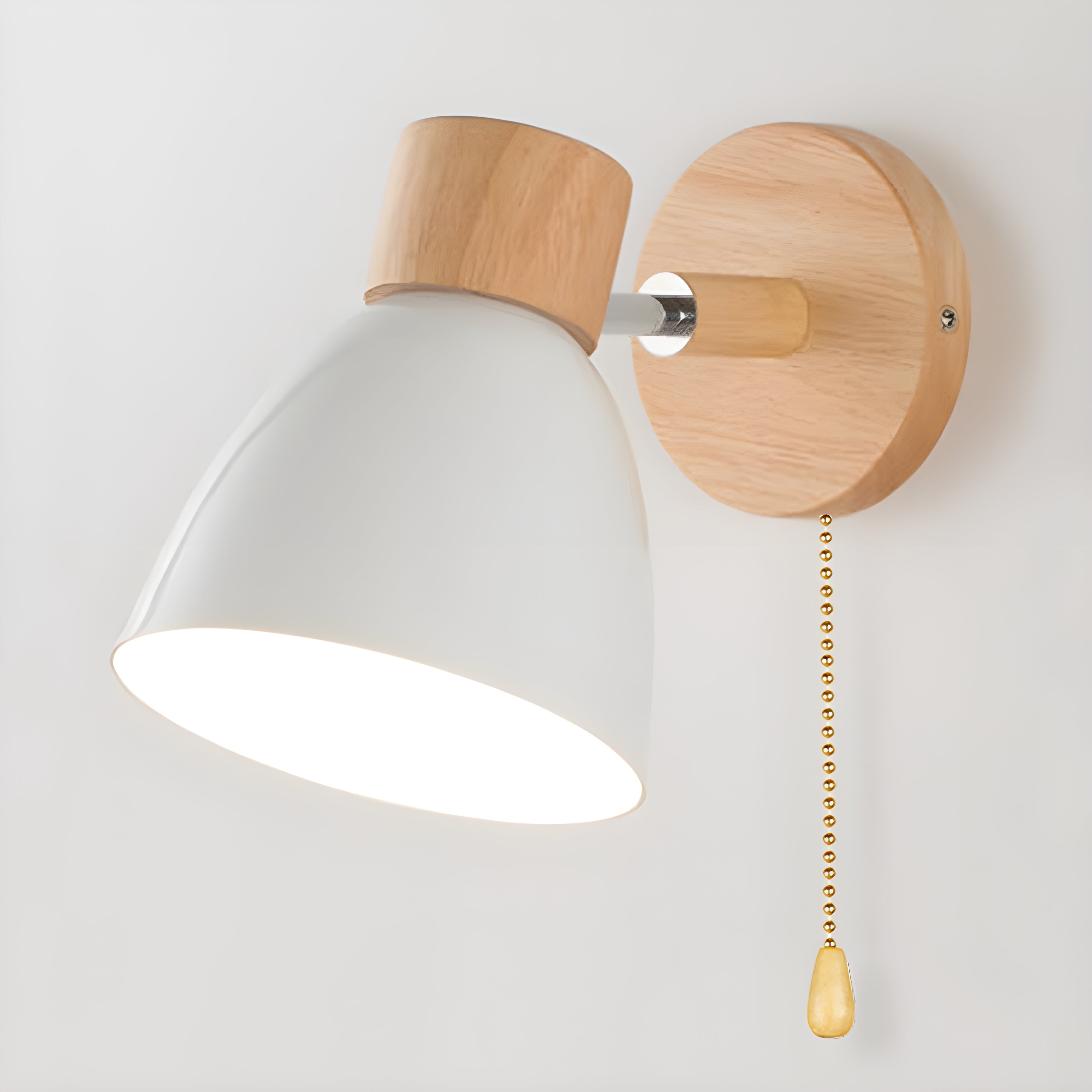 Wren Nordic Wood Wall Sconce