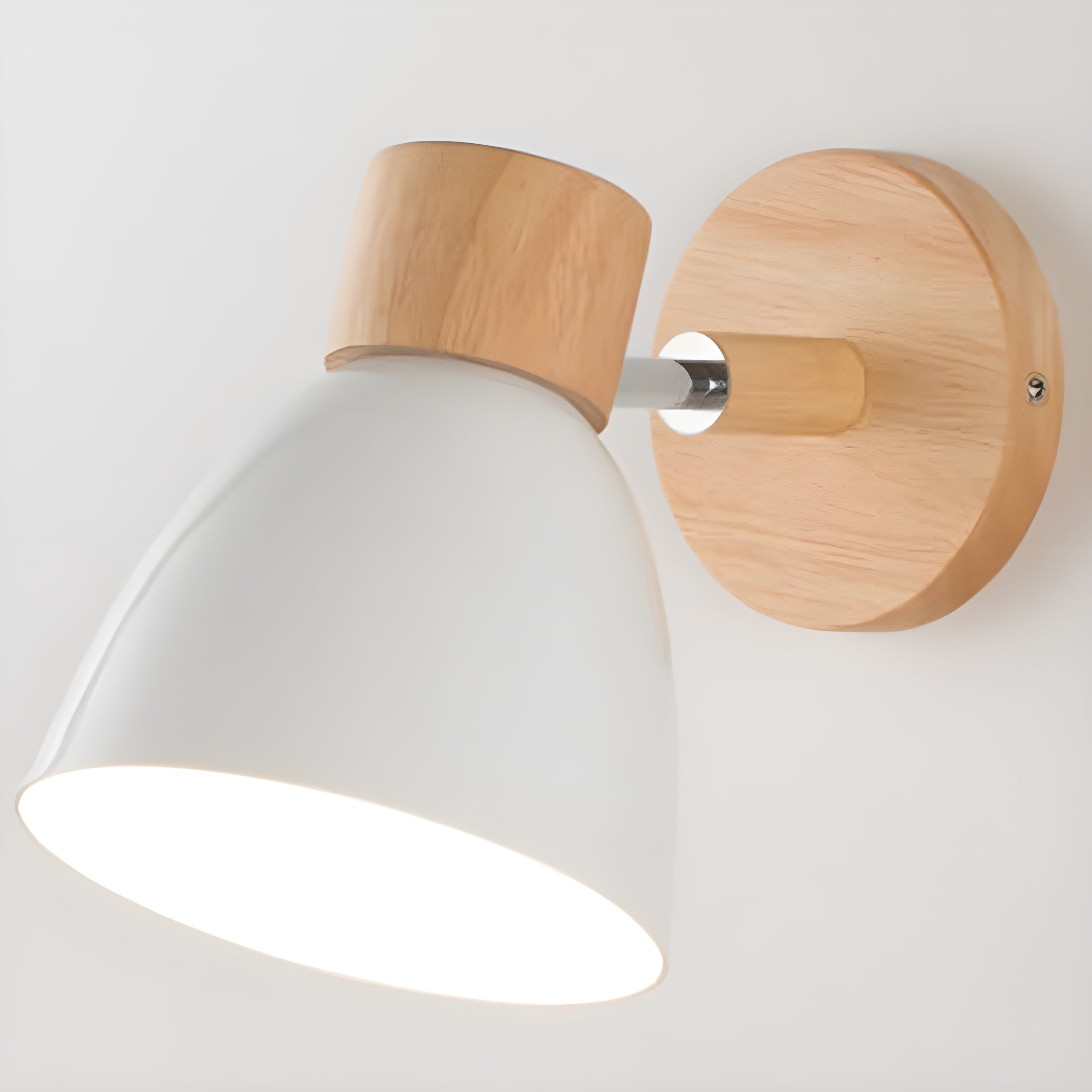 Wren Nordic Wood Wall Sconce