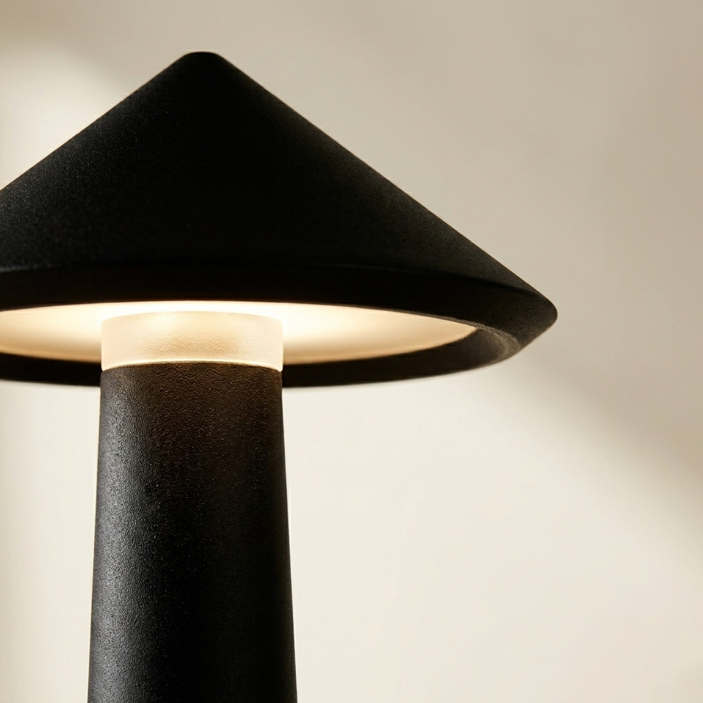Halo Cordless Rechargeable Table Lamp detail crop