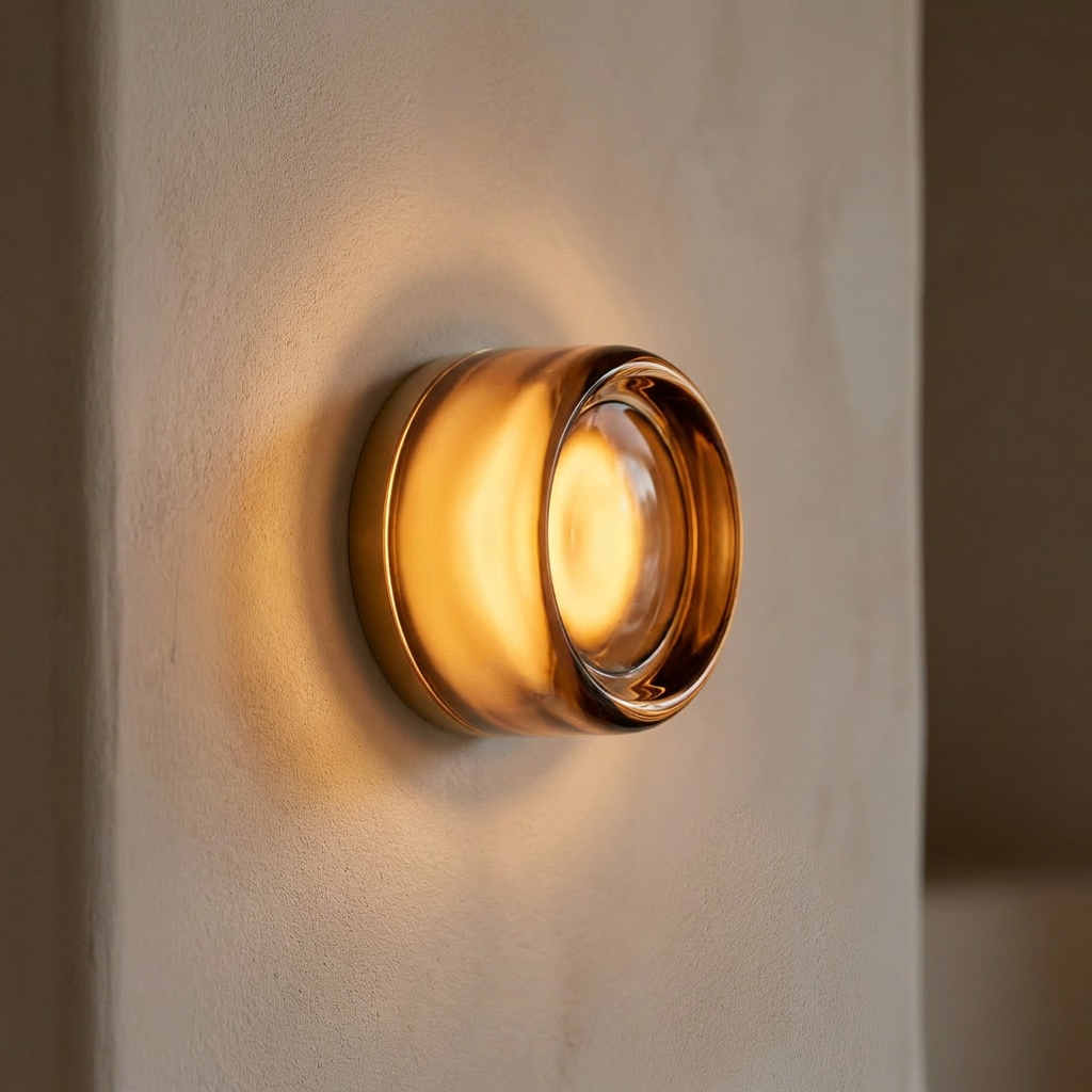 Wren Dimple Glass Wall Sconce evening glow