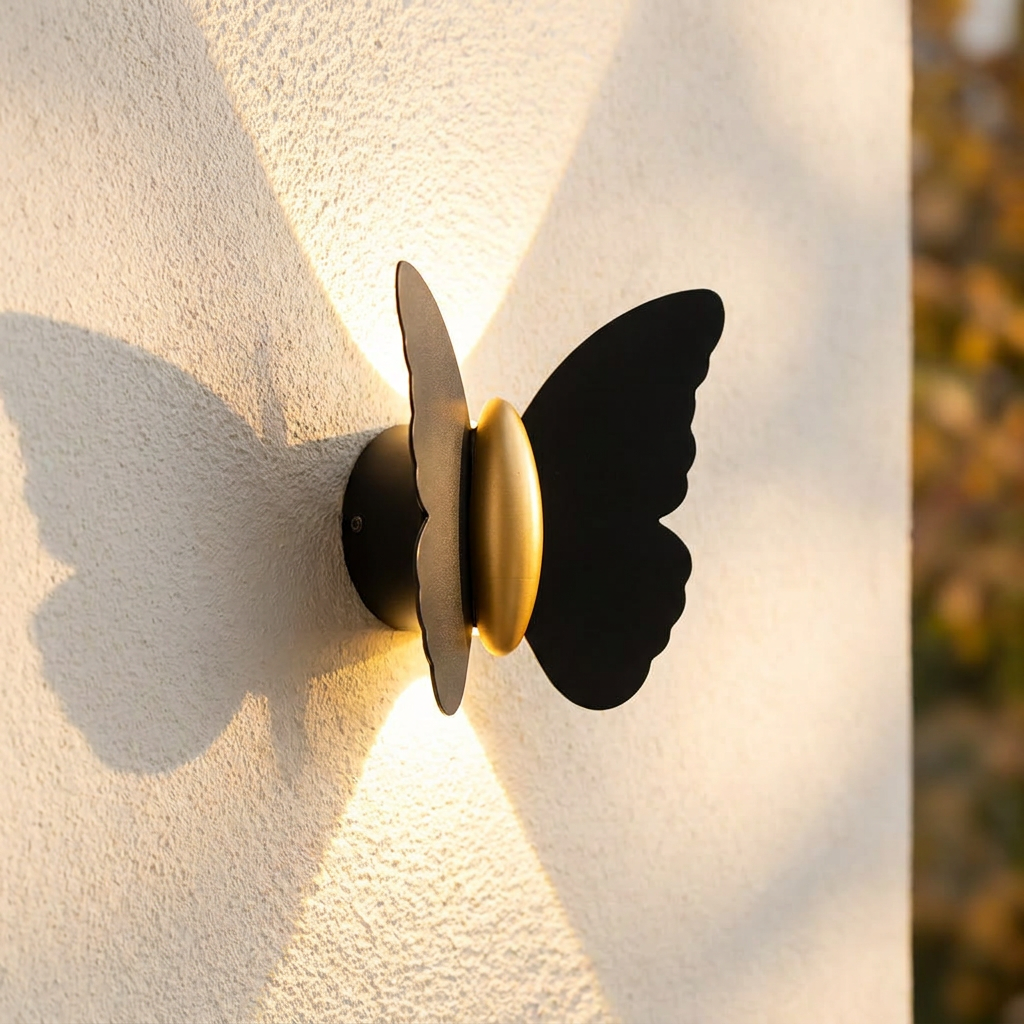 Atlas Silhouette Outdoor Wall Sconce - three-quarter mount detail