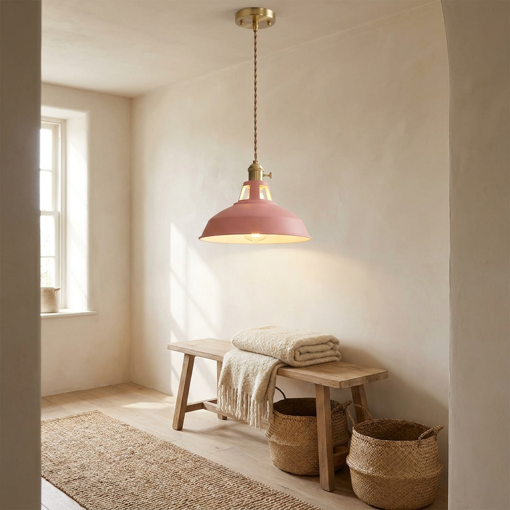Aurora Colorful Barn Pendant Light | lifestyle