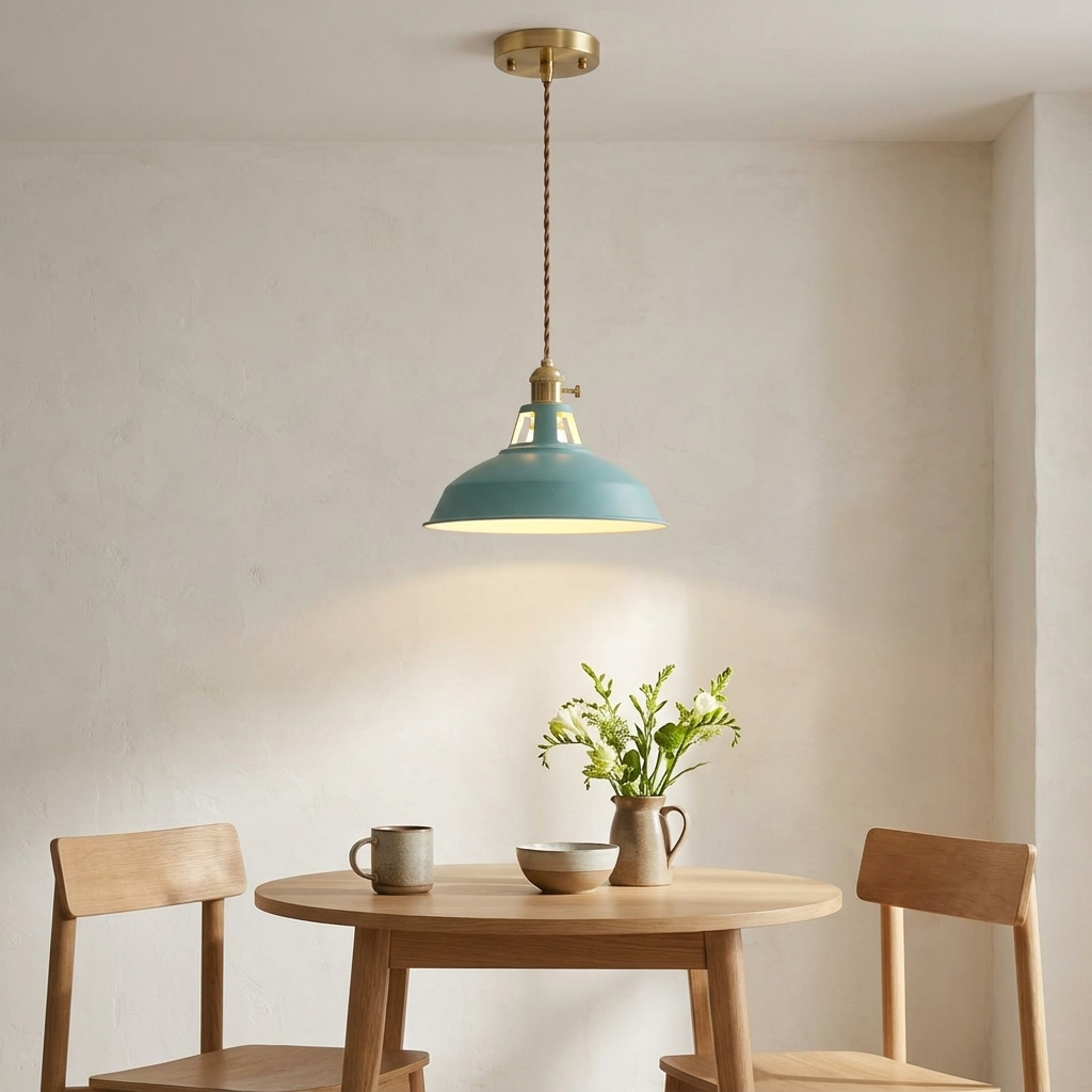 Aurora Colorful Barn Pendant Light | lifestyle