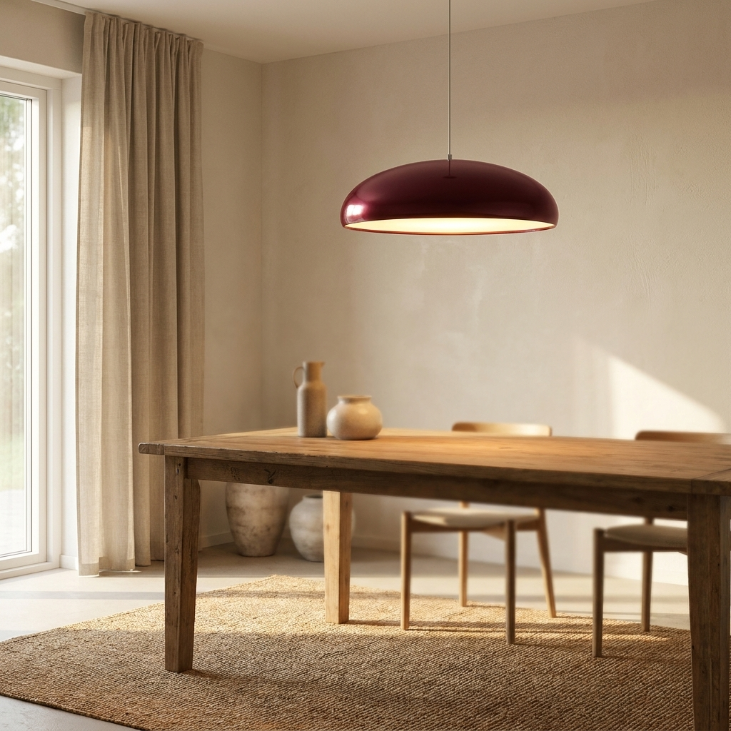 Wine Red | Aurora Artistic Deco Pendant Light