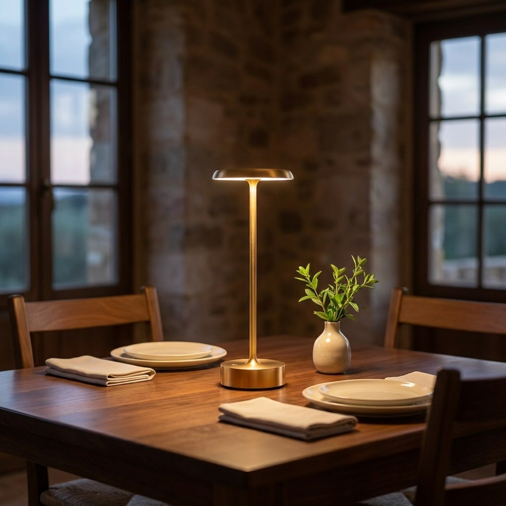 Halo Disc Cordless Table Lamp | lifestyle