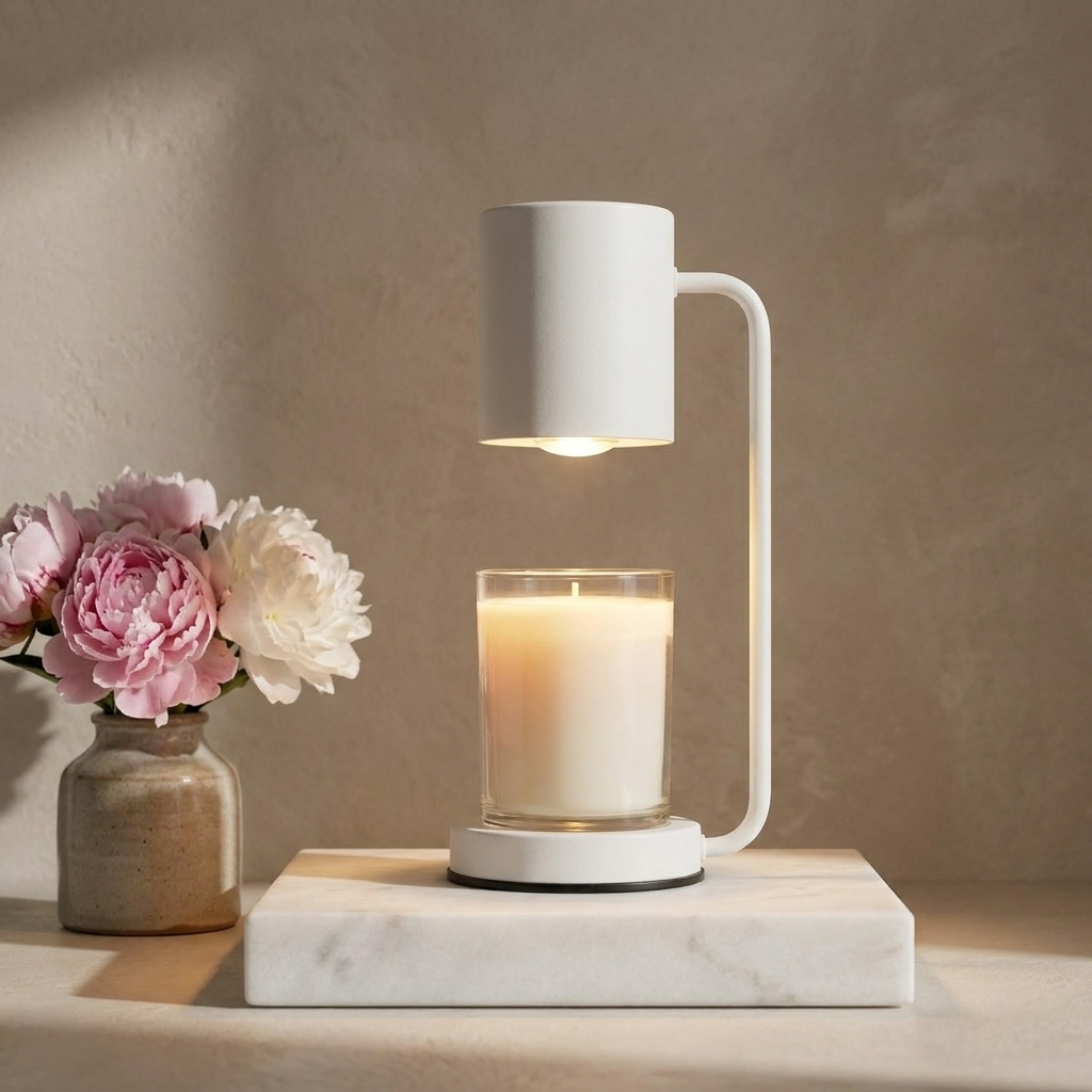 Halo Jar Candle Warmer Table Lamp | lifestyle