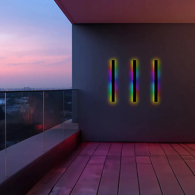 Atlas Slim Linear Outdoor Wall Light