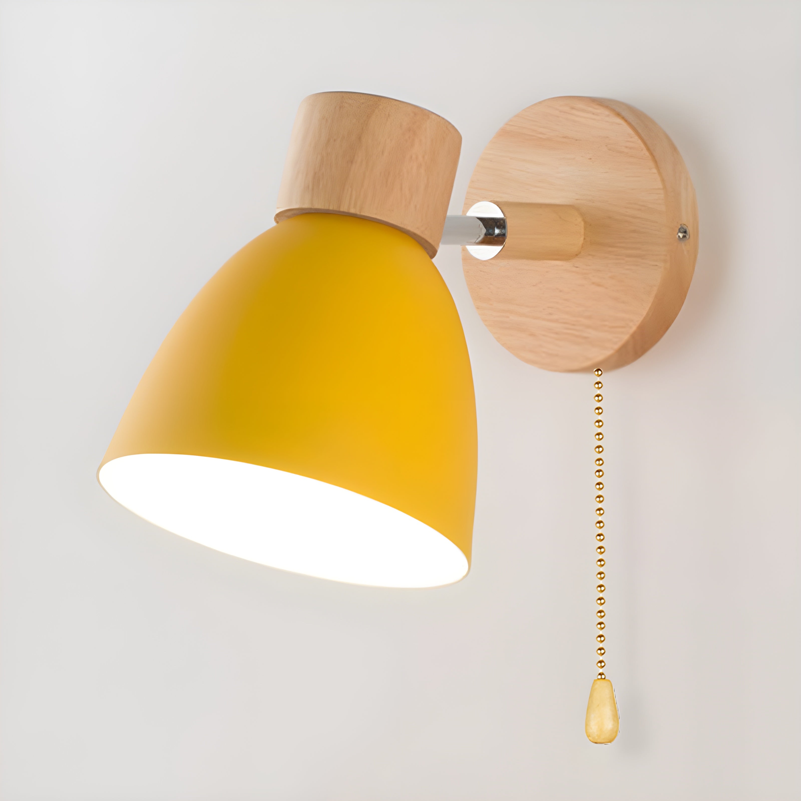 Wren Nordic Wood Wall Sconce