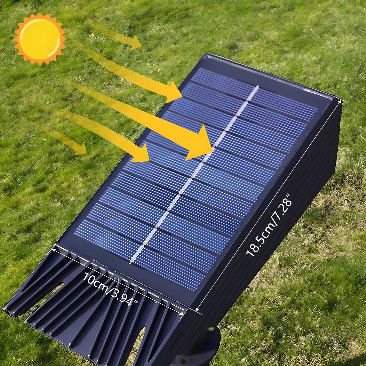 Atlas Solar Zoom Outdoor Spotlight