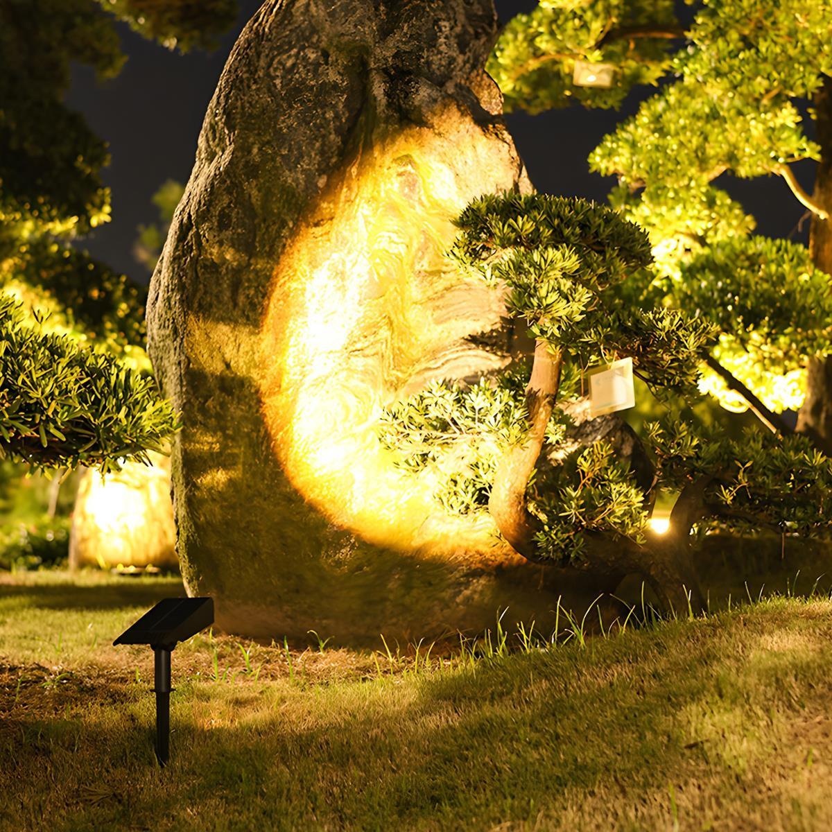 Atlas Solar Zoom Outdoor Spotlight