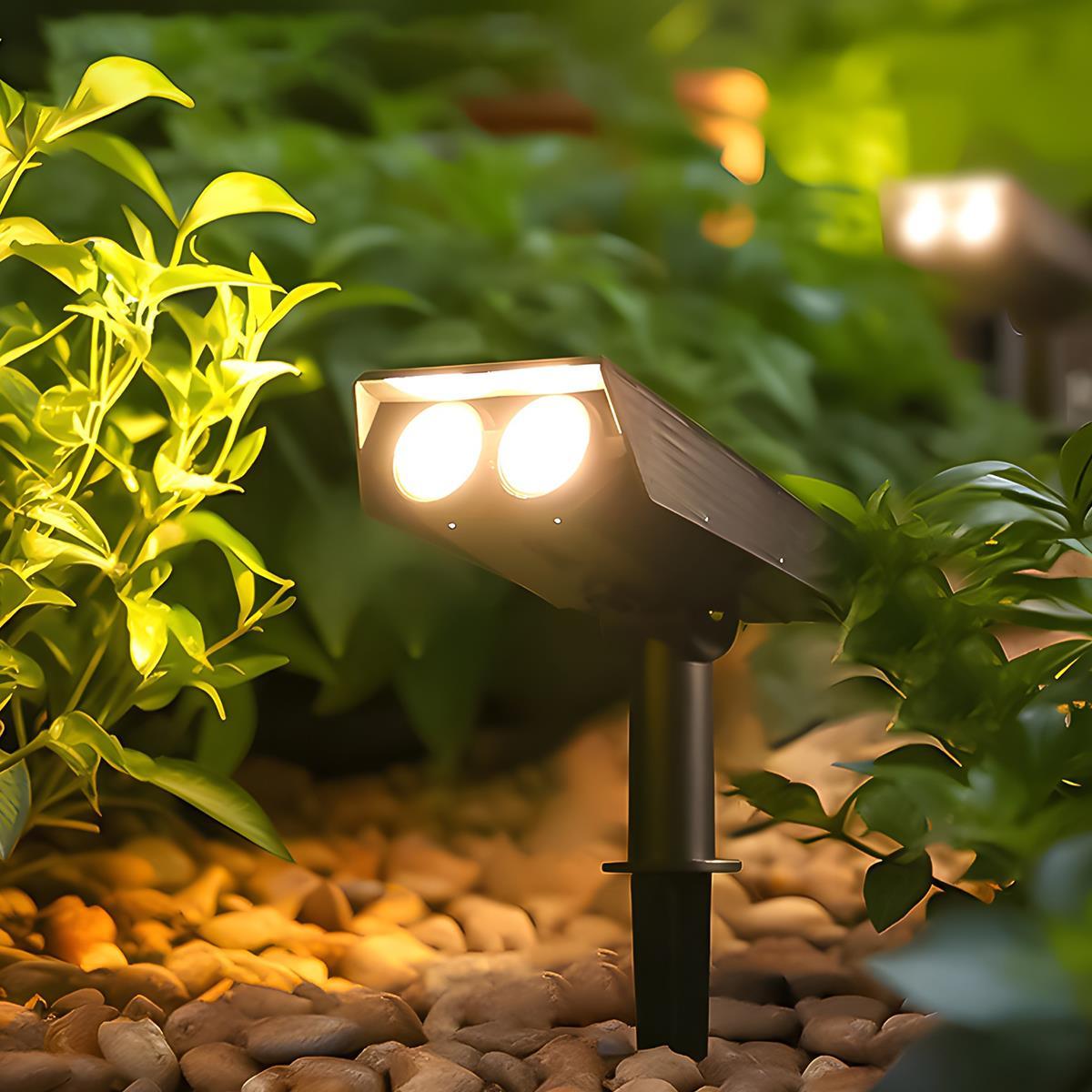 Atlas Solar Zoom Outdoor Spotlight