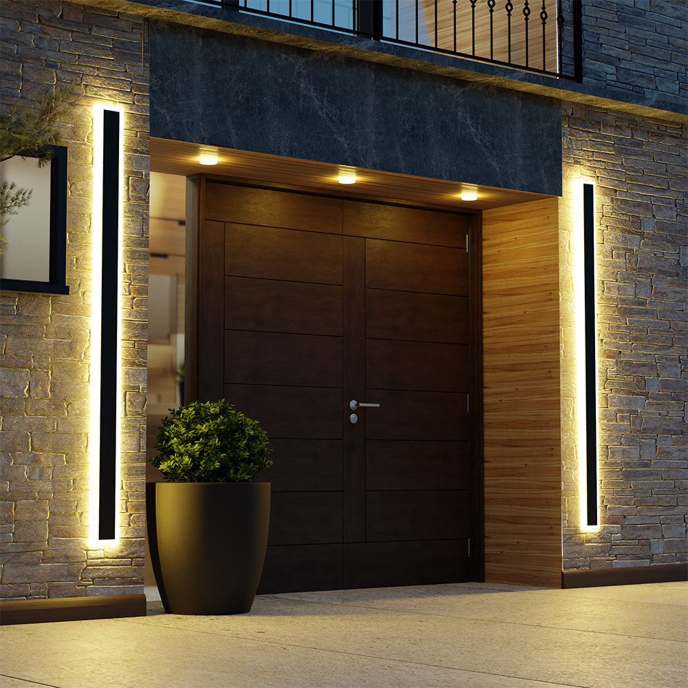 Atlas Waterfall Linear Outdoor Wall Light