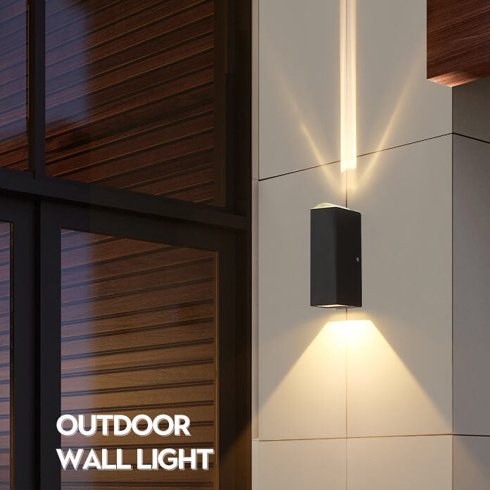 Atlas Rectangle Outdoor Wall Light