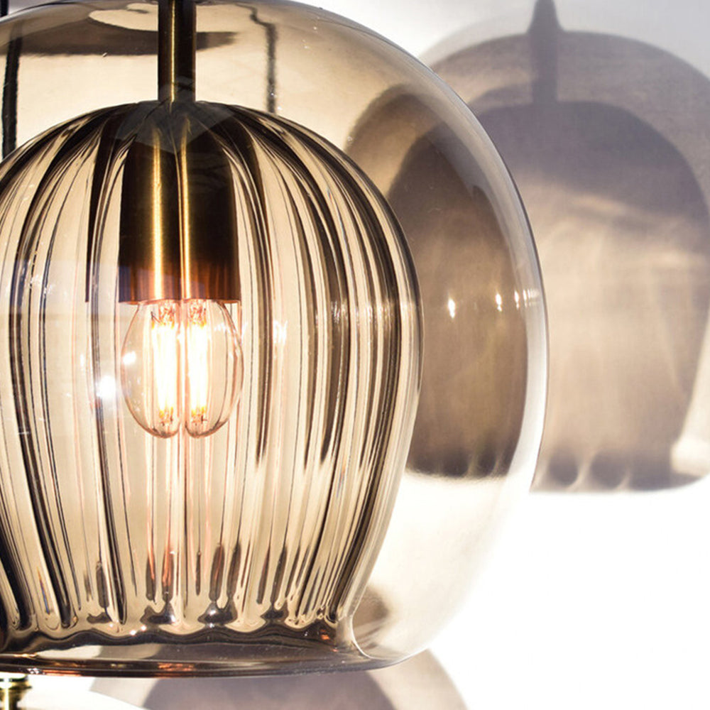 Aurora Glass Globe Pendant Light