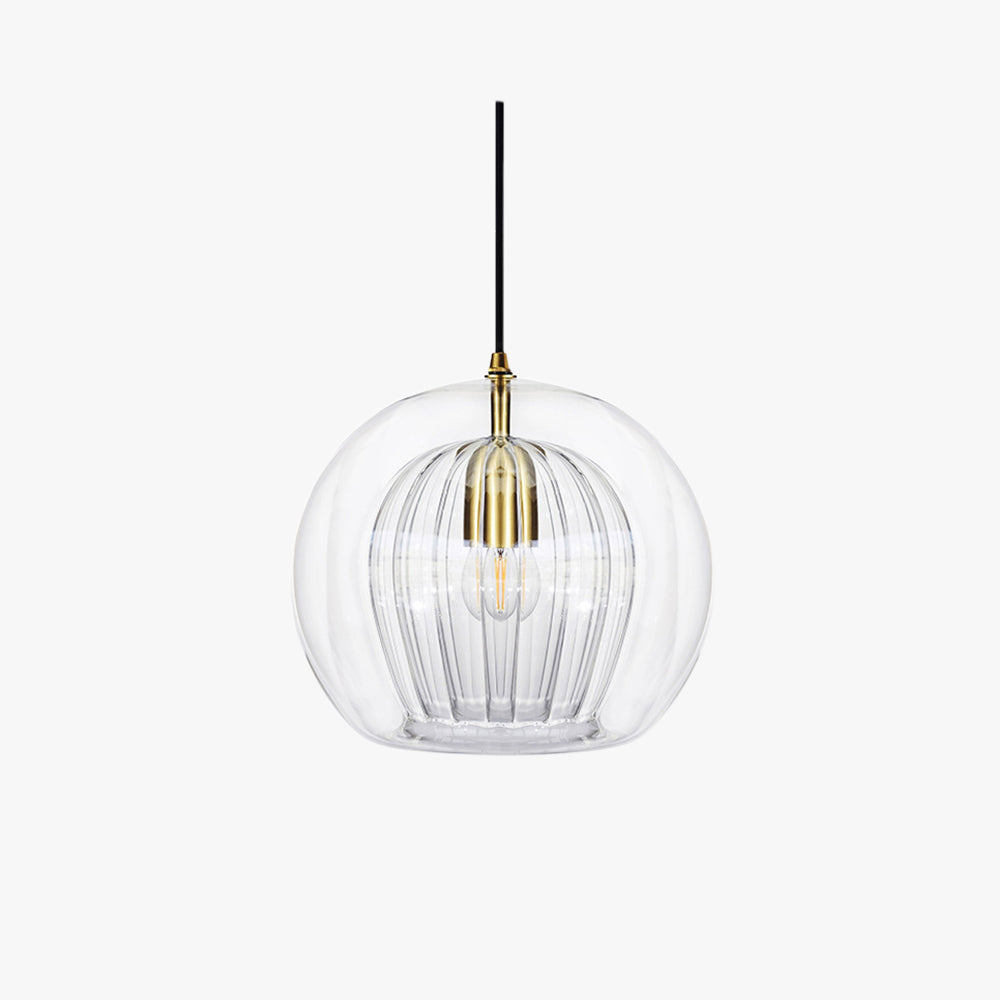 Aurora Glass Globe Pendant Light