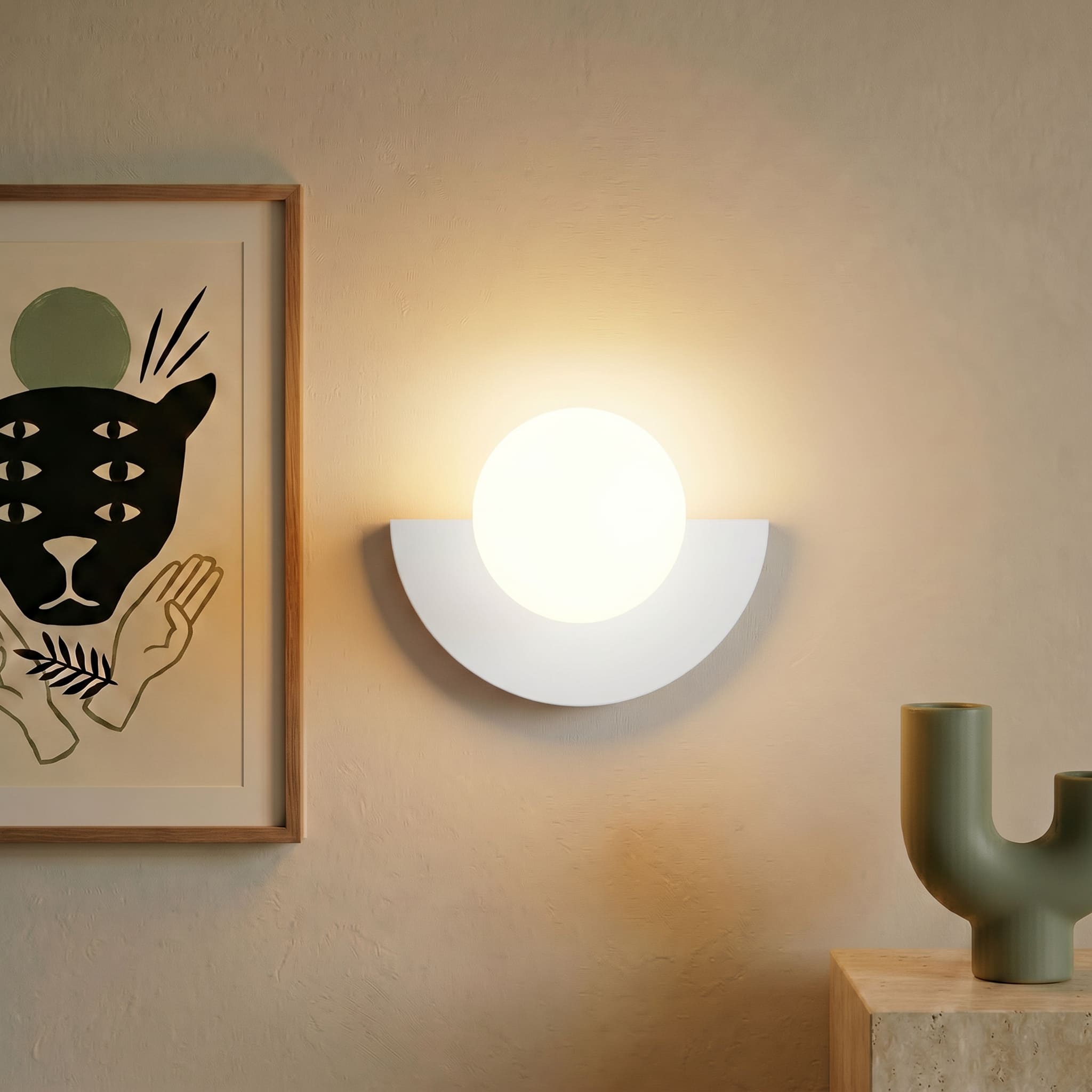 Wren Semicircle LED Wall Sconce