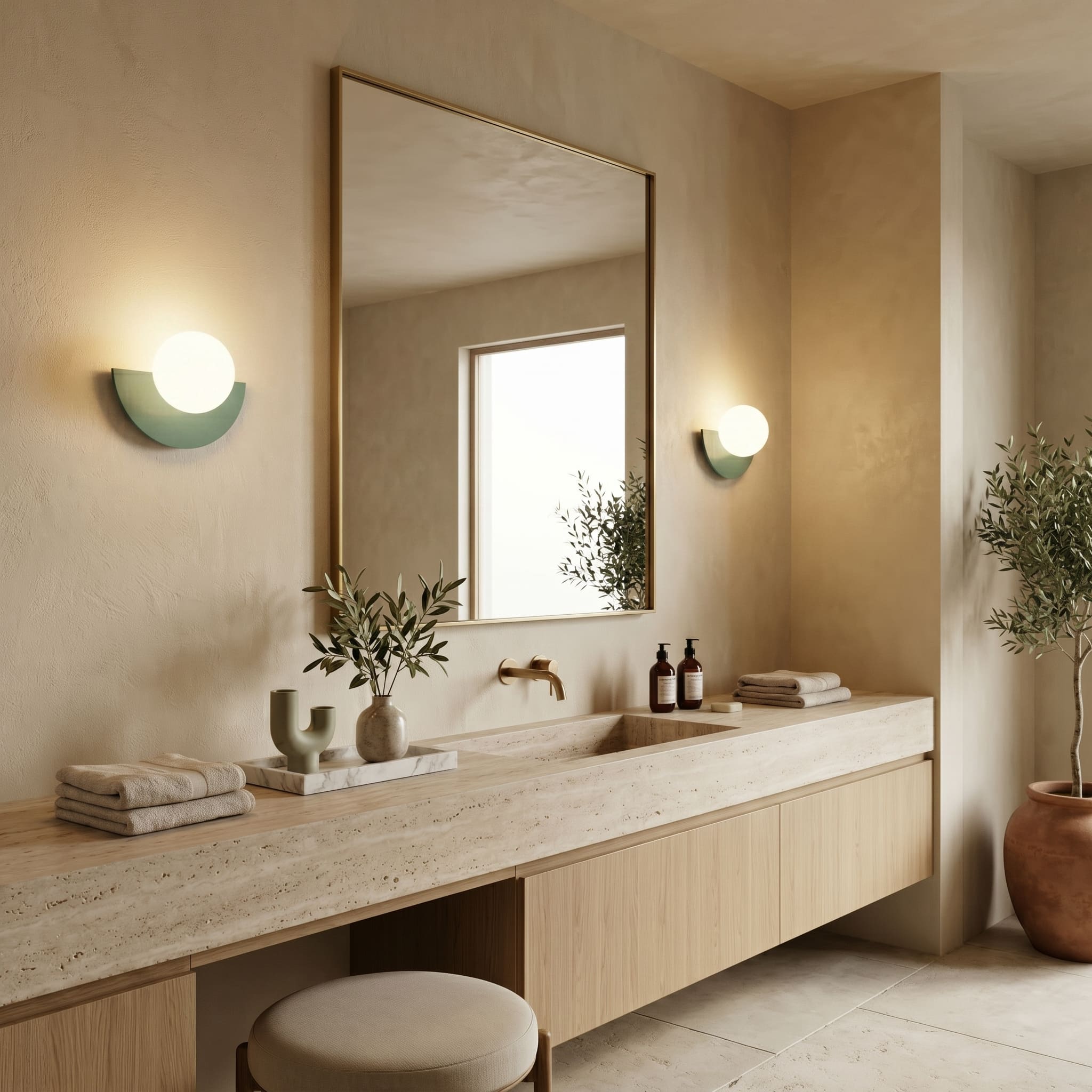 Wren Semicircle LED Wall Sconce