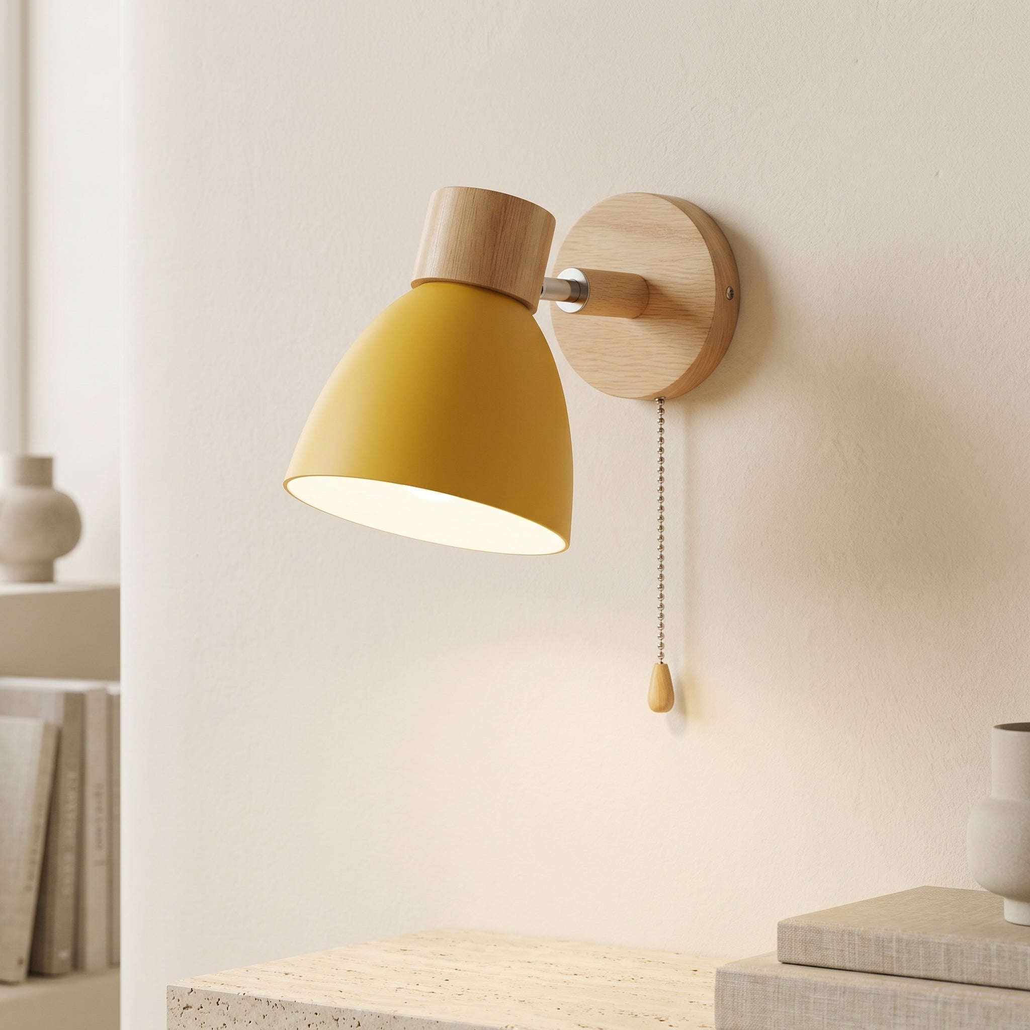 Wren Nordic Wood Wall Sconce