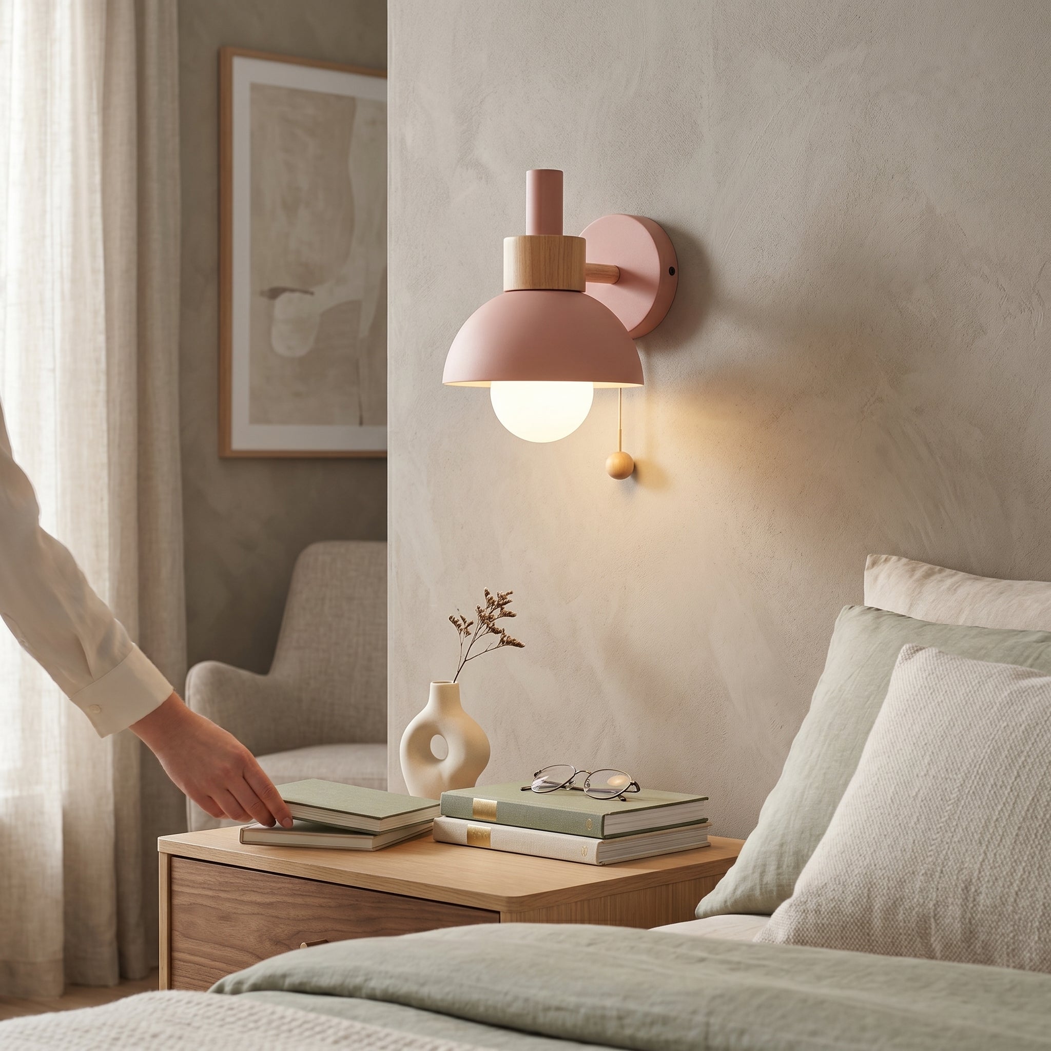 Wren Floral Pastel Wall Sconce