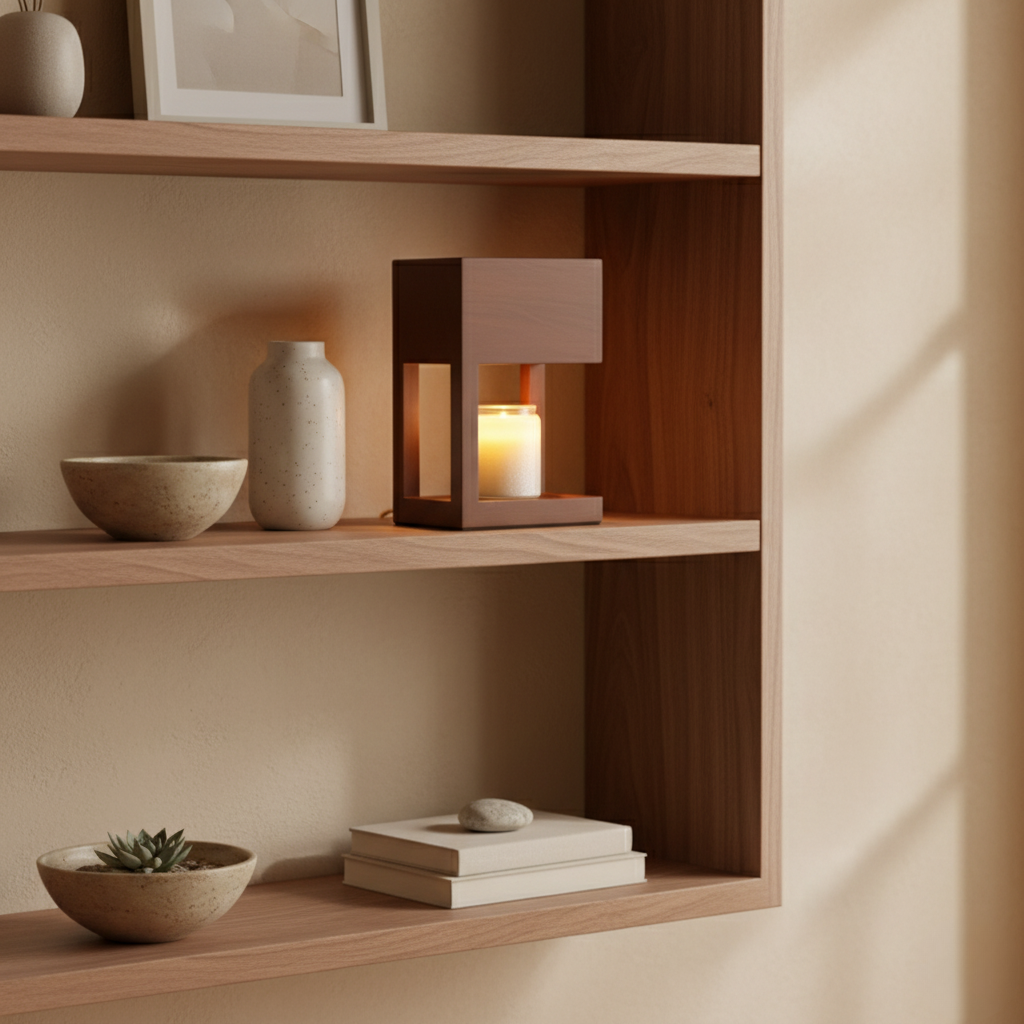Halo Scandi Candle Warmer Table Lamp