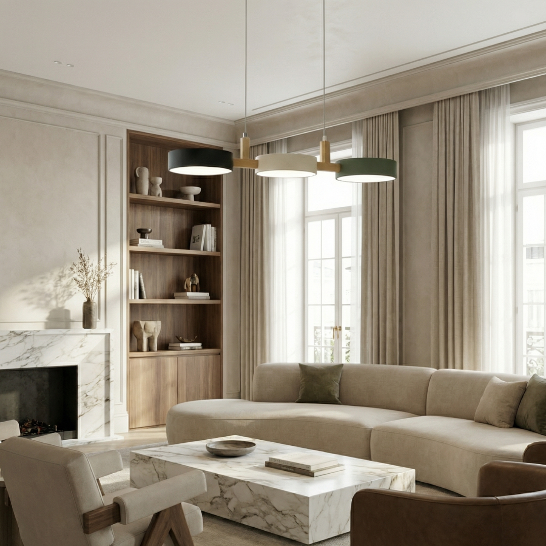 Aurora Cylinder Linear Pendant Light