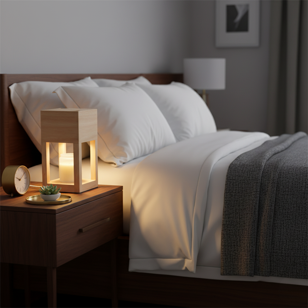 Halo Scandi Candle Warmer Table Lamp