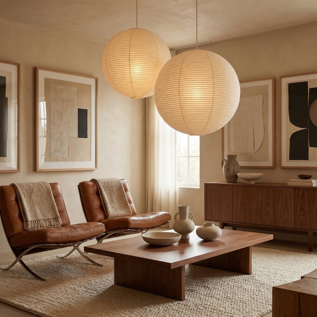 Aurora Cotton Paper Pendant Light