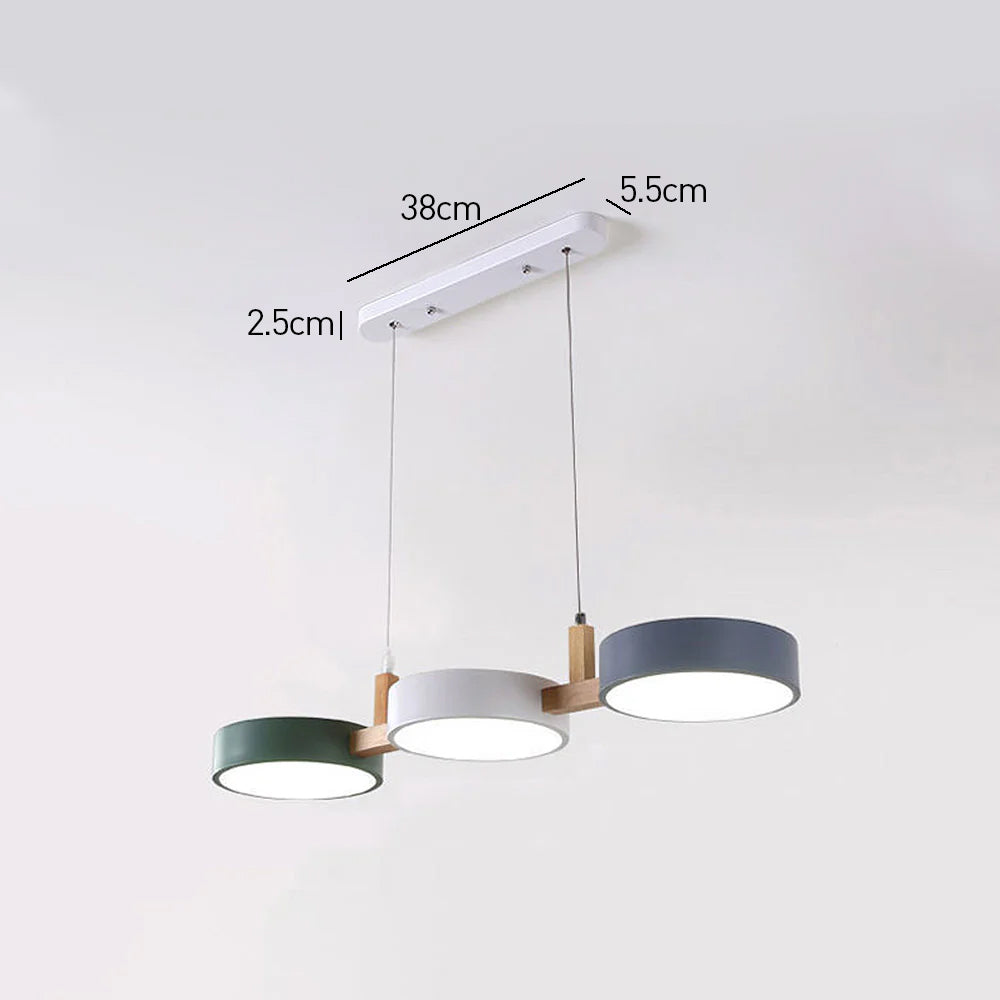 Aurora Cylinder Linear Pendant Light