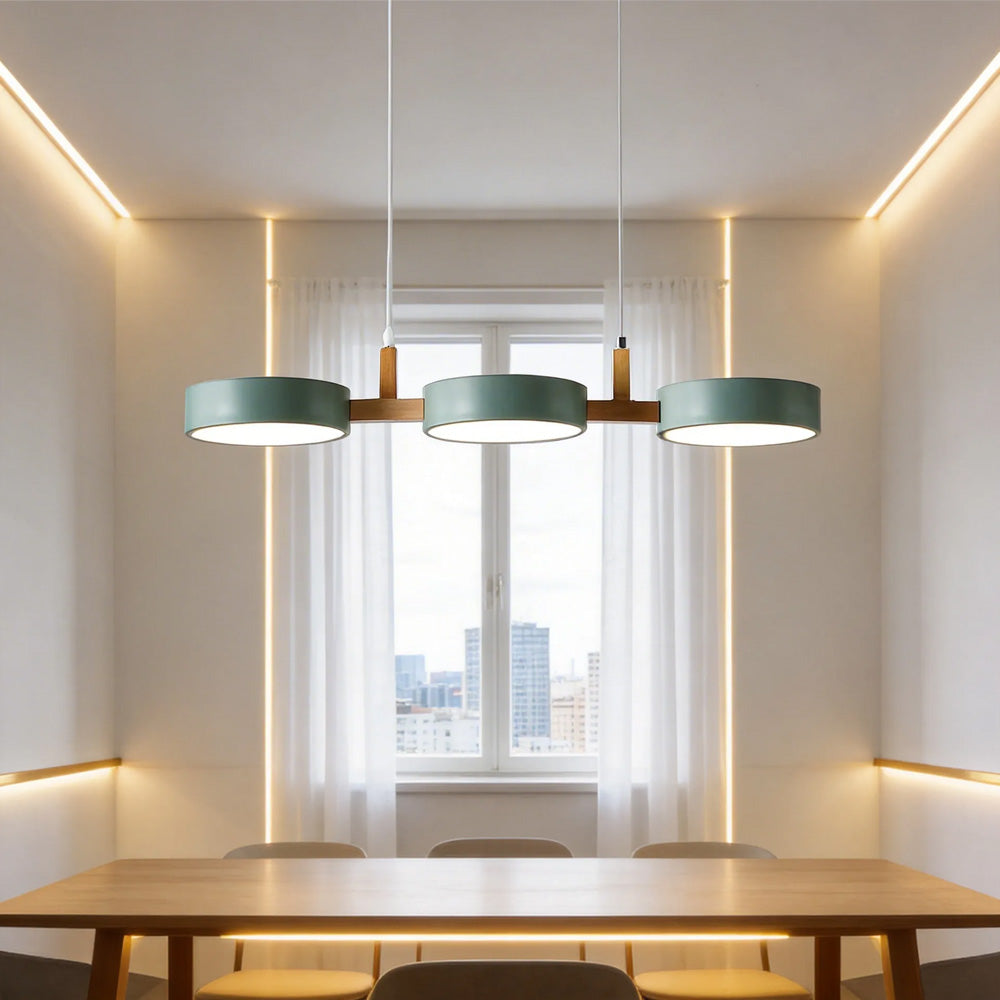 Aurora Cylinder Linear Pendant Light