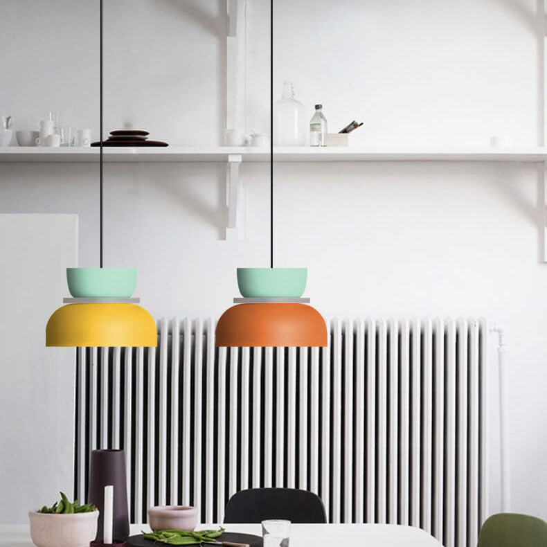 Aurora Macaron Disc Pendant Light