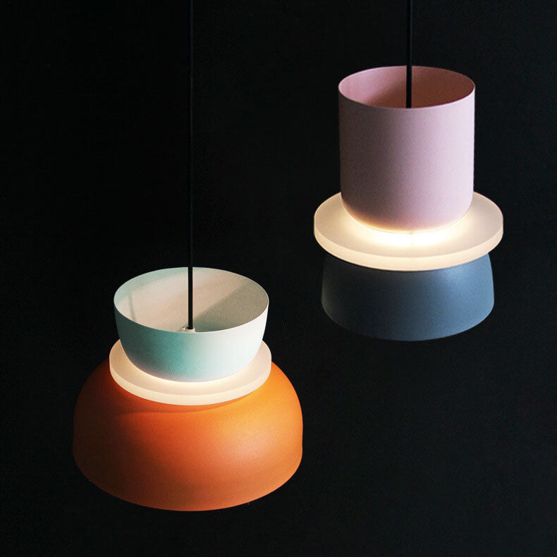 Aurora Macaron Disc Pendant Light
