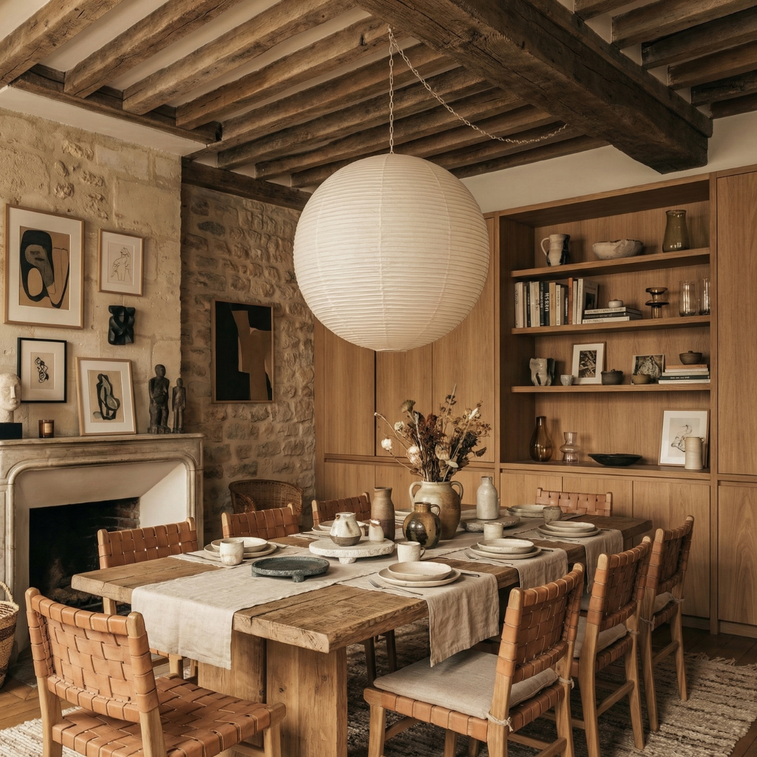 Aurora Cotton Paper Pendant Light