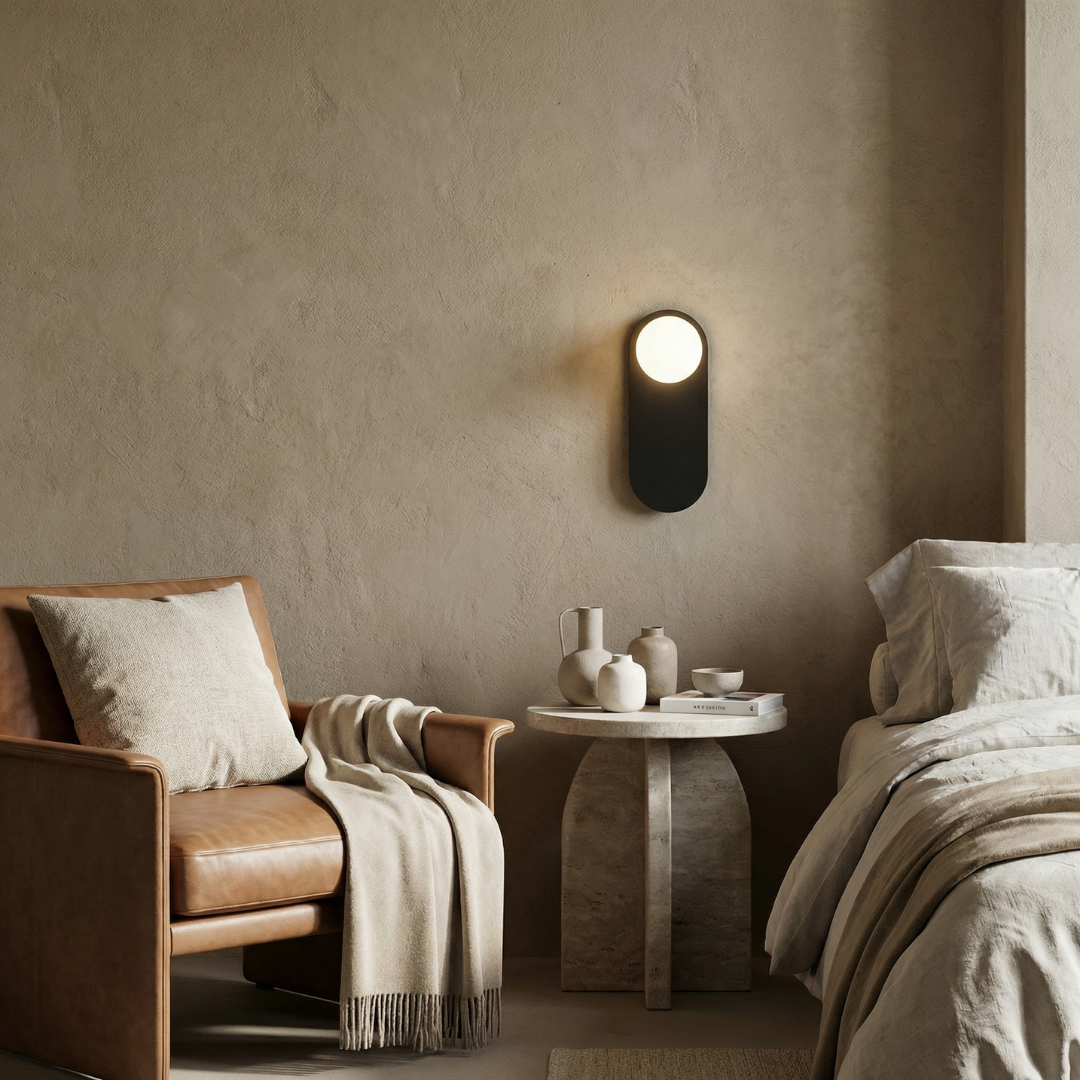 Wren Ring Glass Wall Sconce
