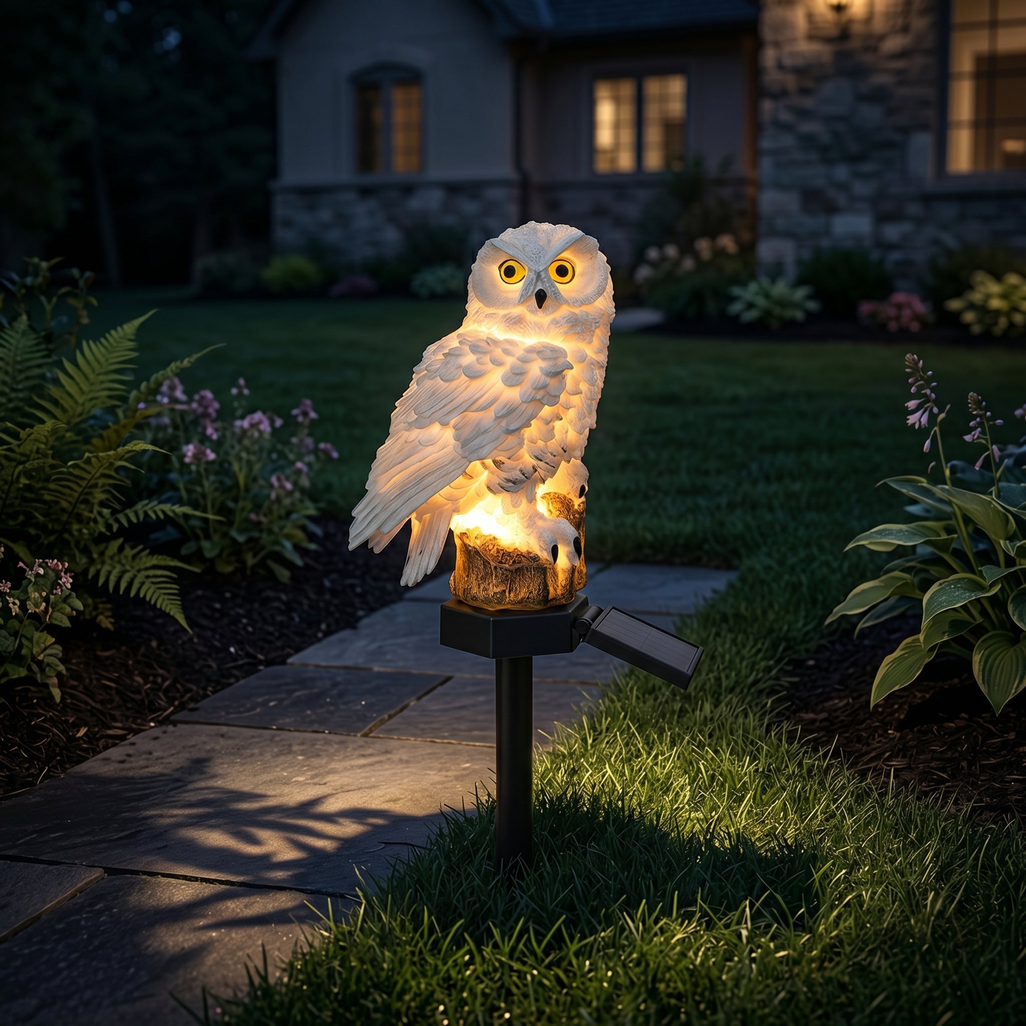 Atlas Owl Solar Pathway Light