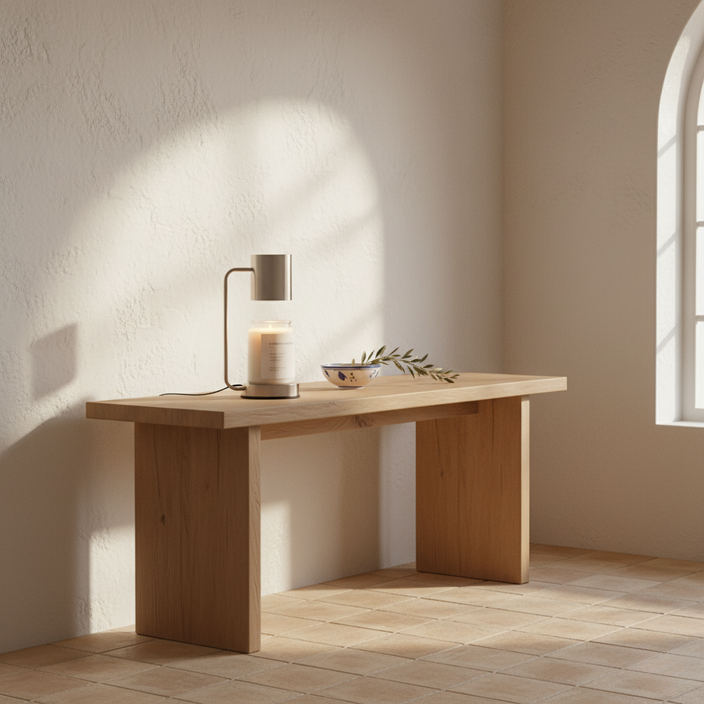 Halo Jar Candle Warmer Table Lamp