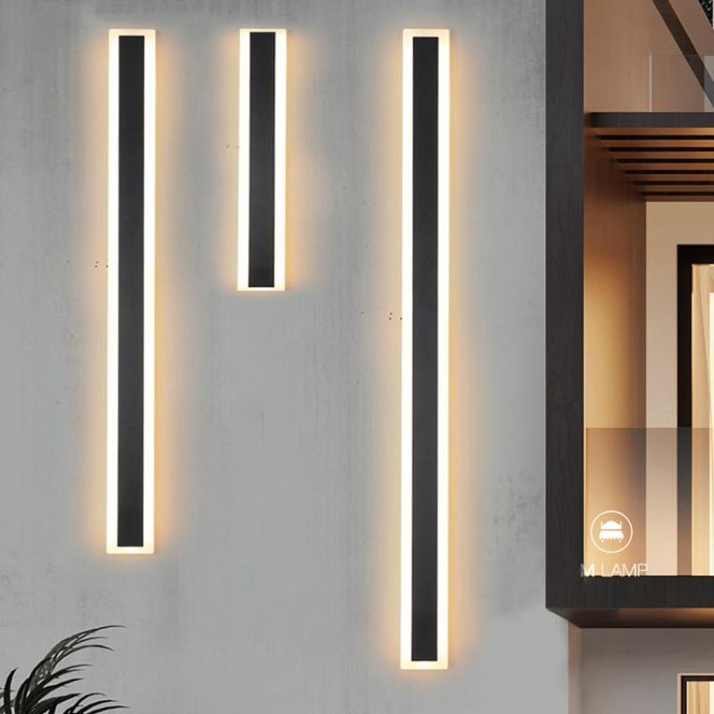 Atlas Waterfall Linear Outdoor Wall Light