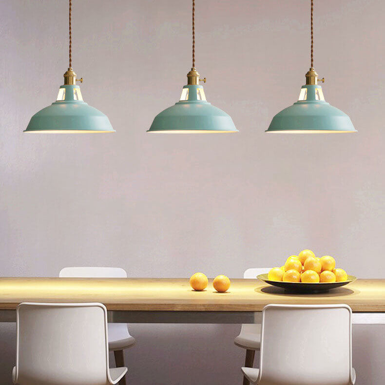Aurora Colorful Barn Pendant Light
