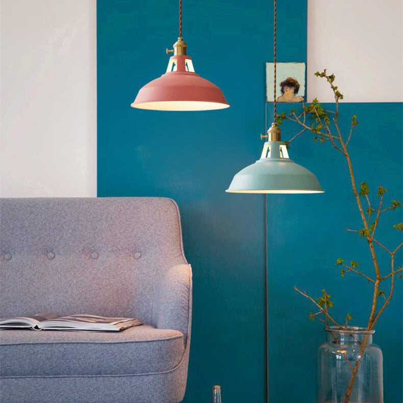 Aurora Colorful Barn Pendant Light