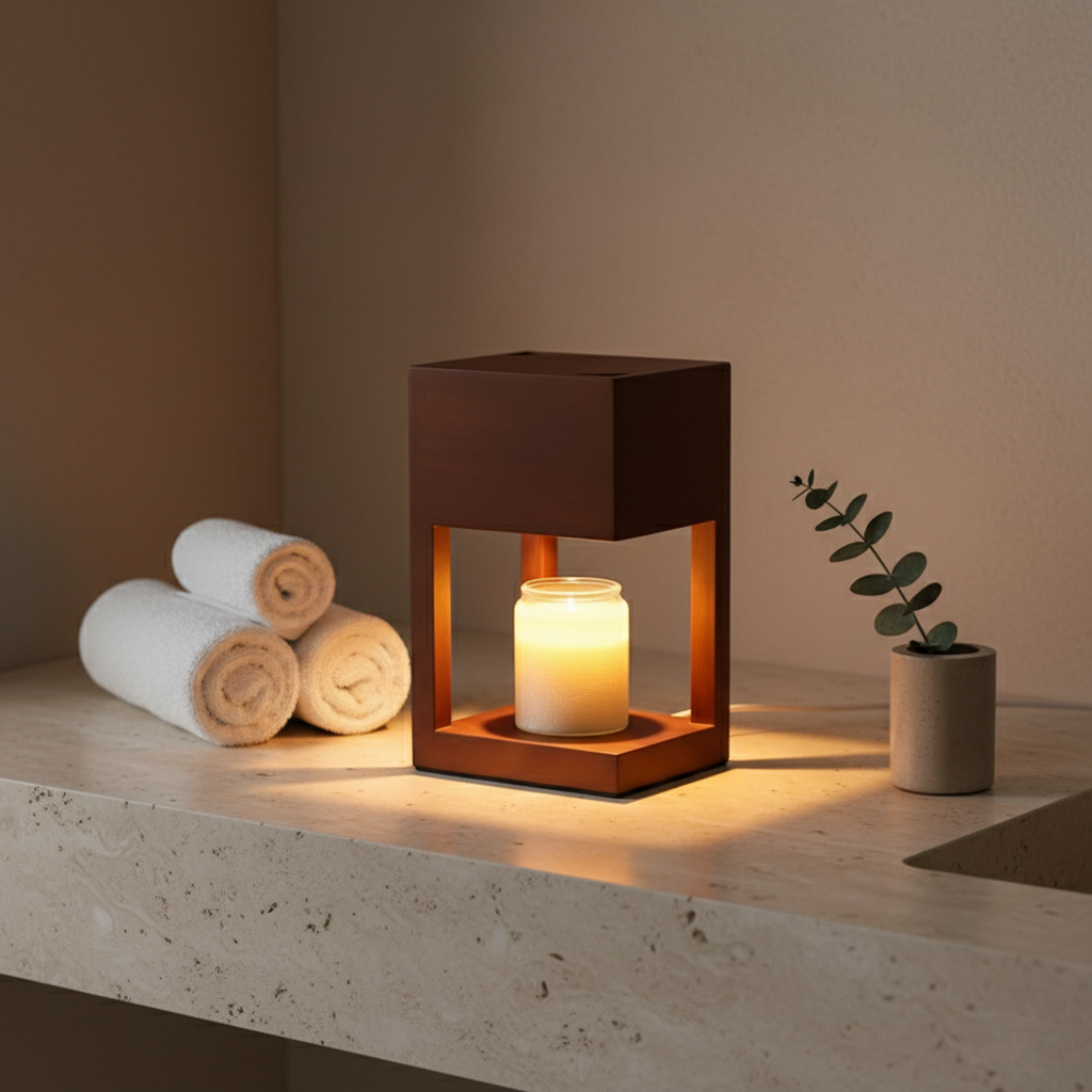 Halo Scandi Candle Warmer Table Lamp