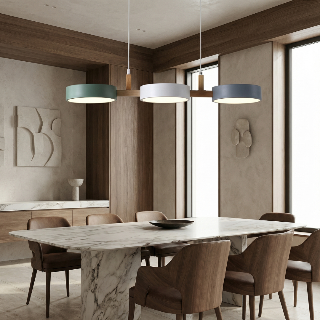Aurora Cylinder Linear Pendant Light