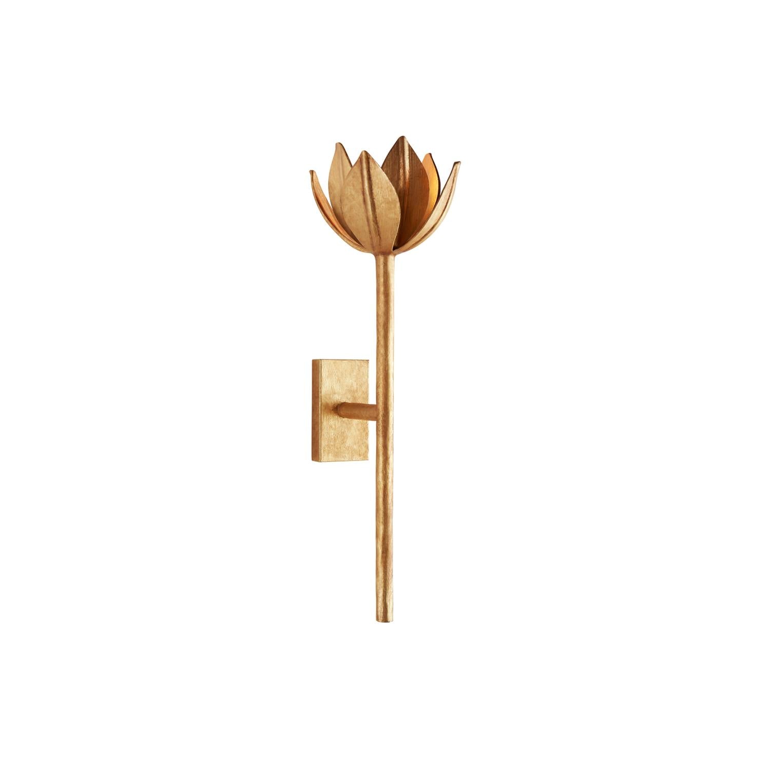 Wren Floral Sculptural Wall Sconce