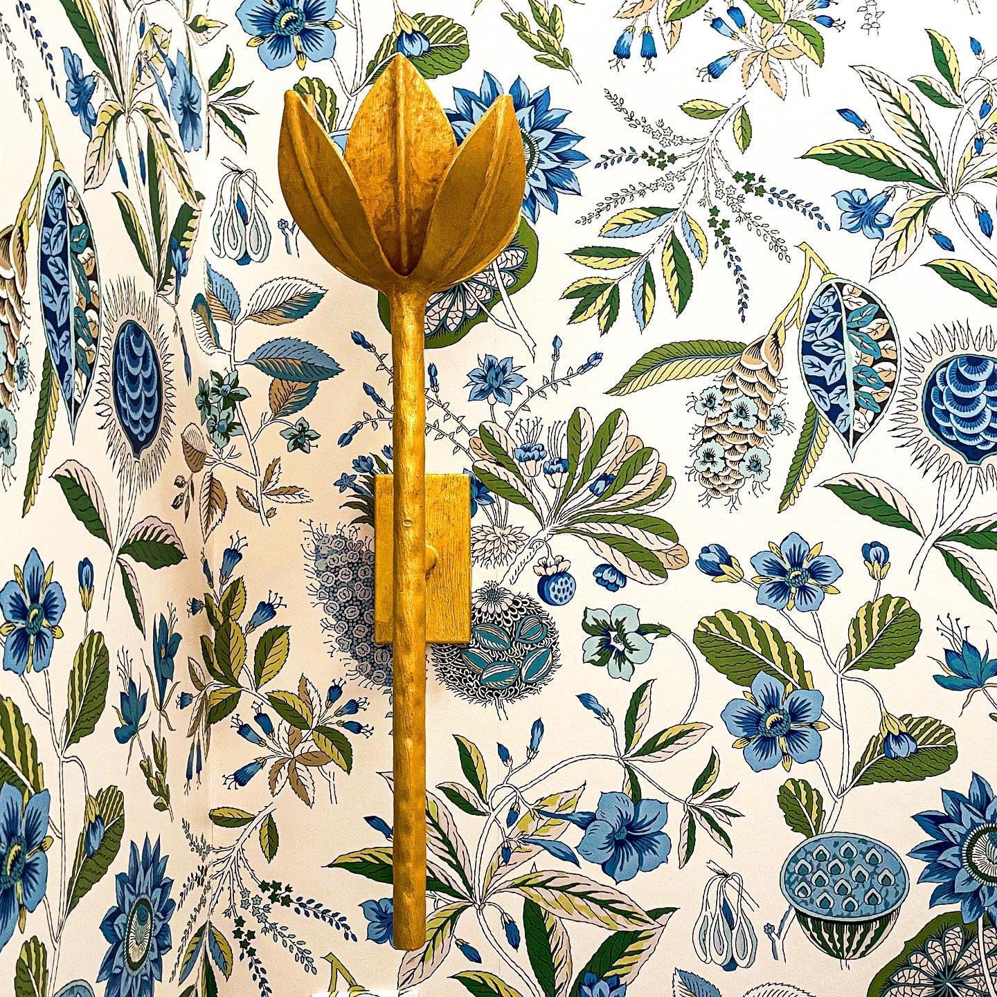 Wren Floral Sculptural Wall Sconce