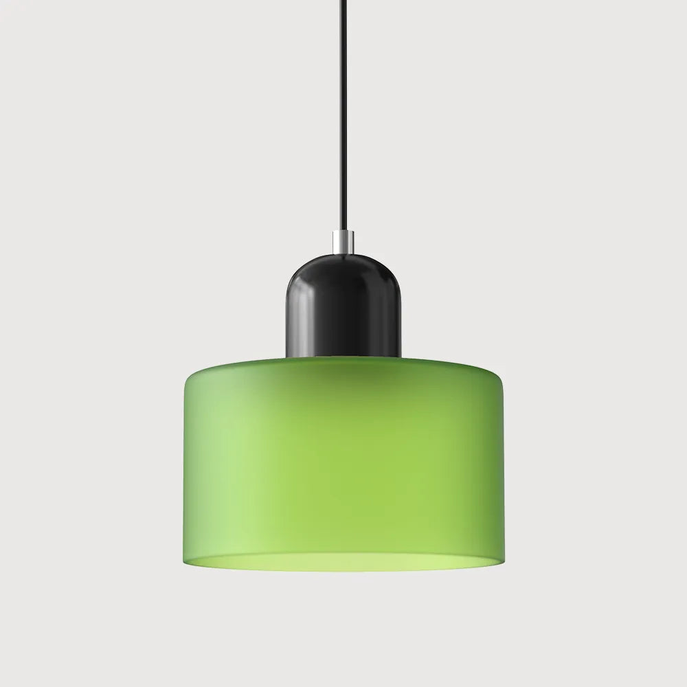 Aurora Bauhaus Round Glass Pendant Light