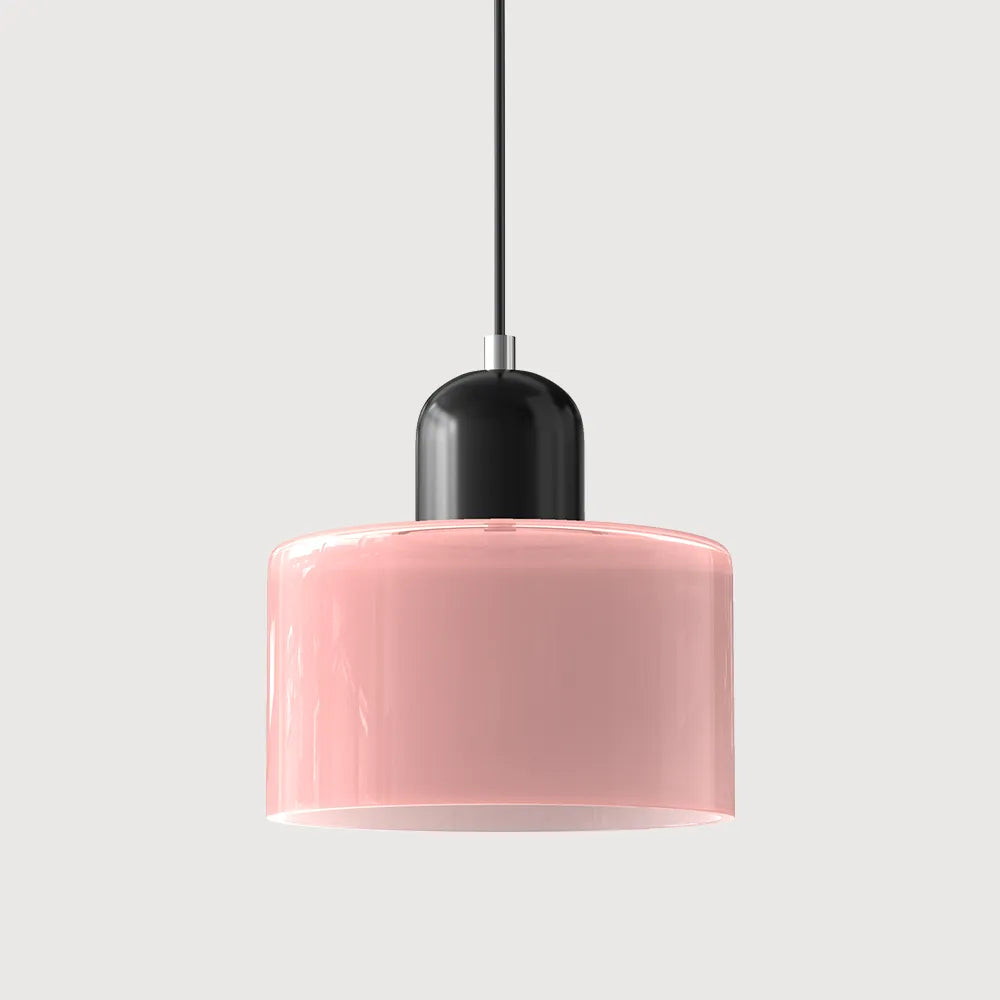 Aurora Bauhaus Round Glass Pendant Light