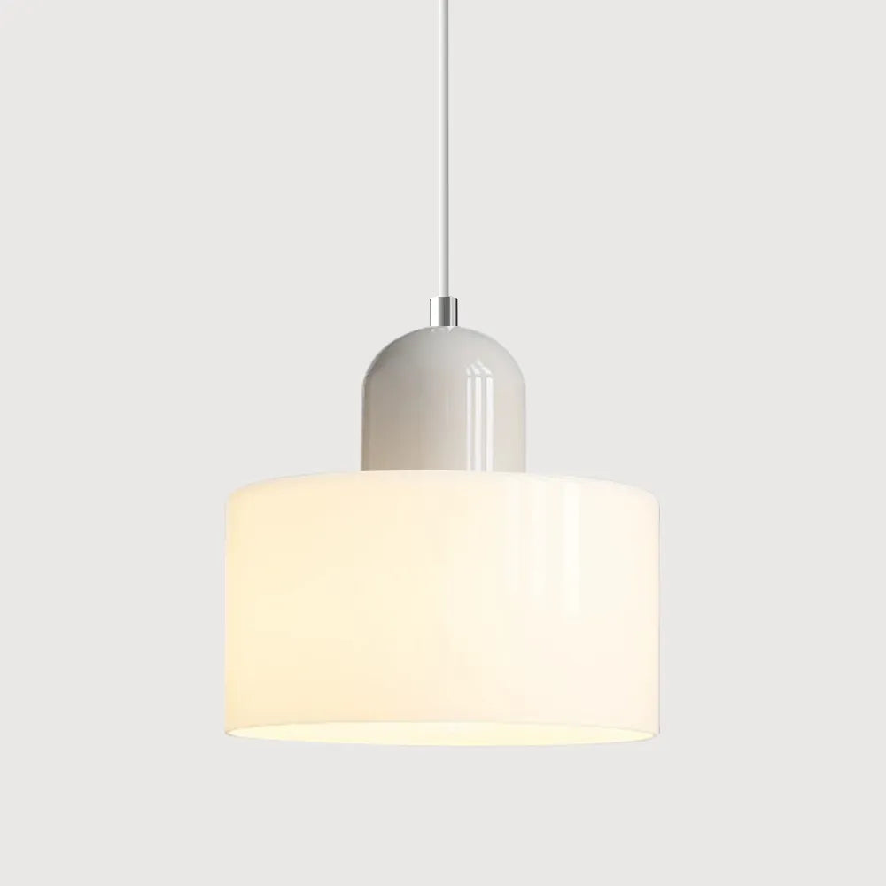 Aurora Bauhaus Round Glass Pendant Light