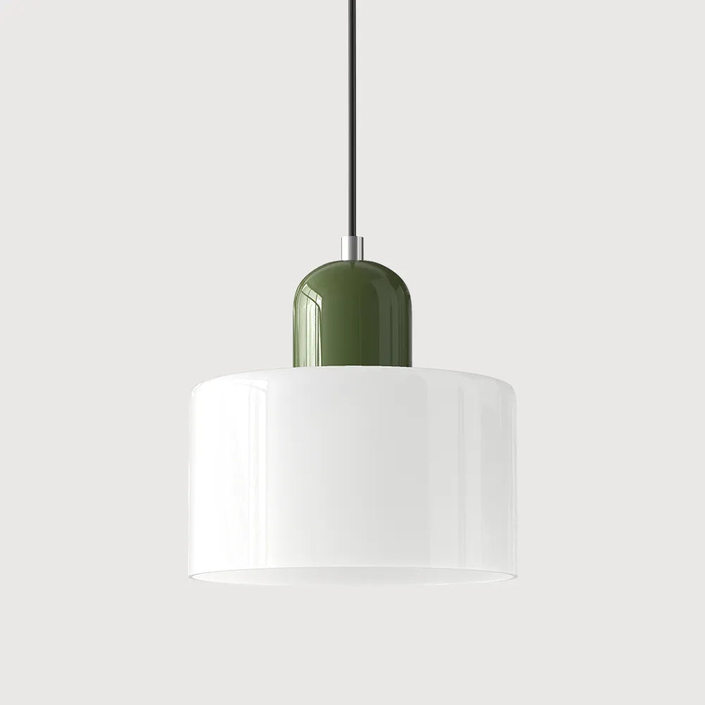 Aurora Bauhaus Round Glass Pendant Light