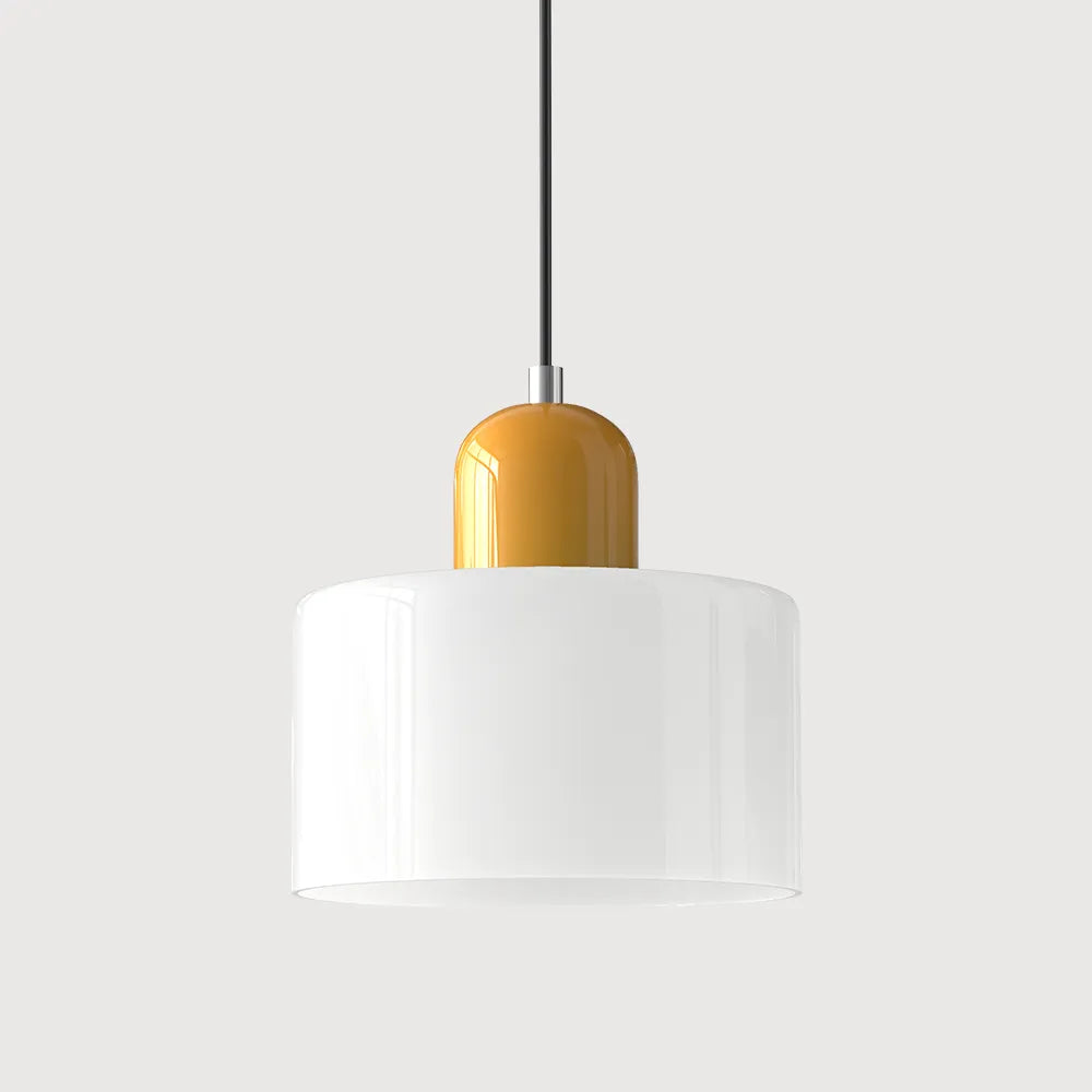 Aurora Bauhaus Round Glass Pendant Light