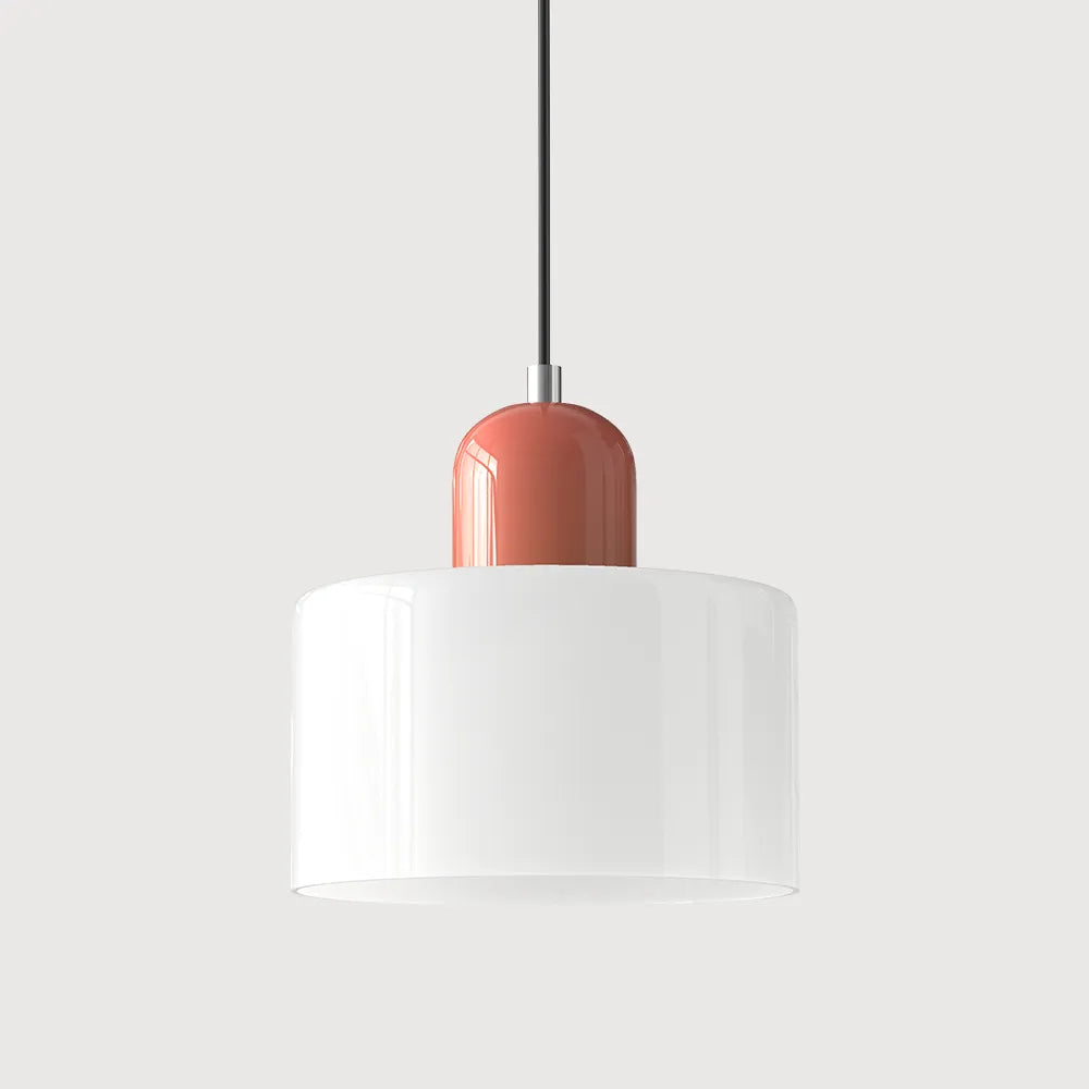 Aurora Bauhaus Round Glass Pendant Light