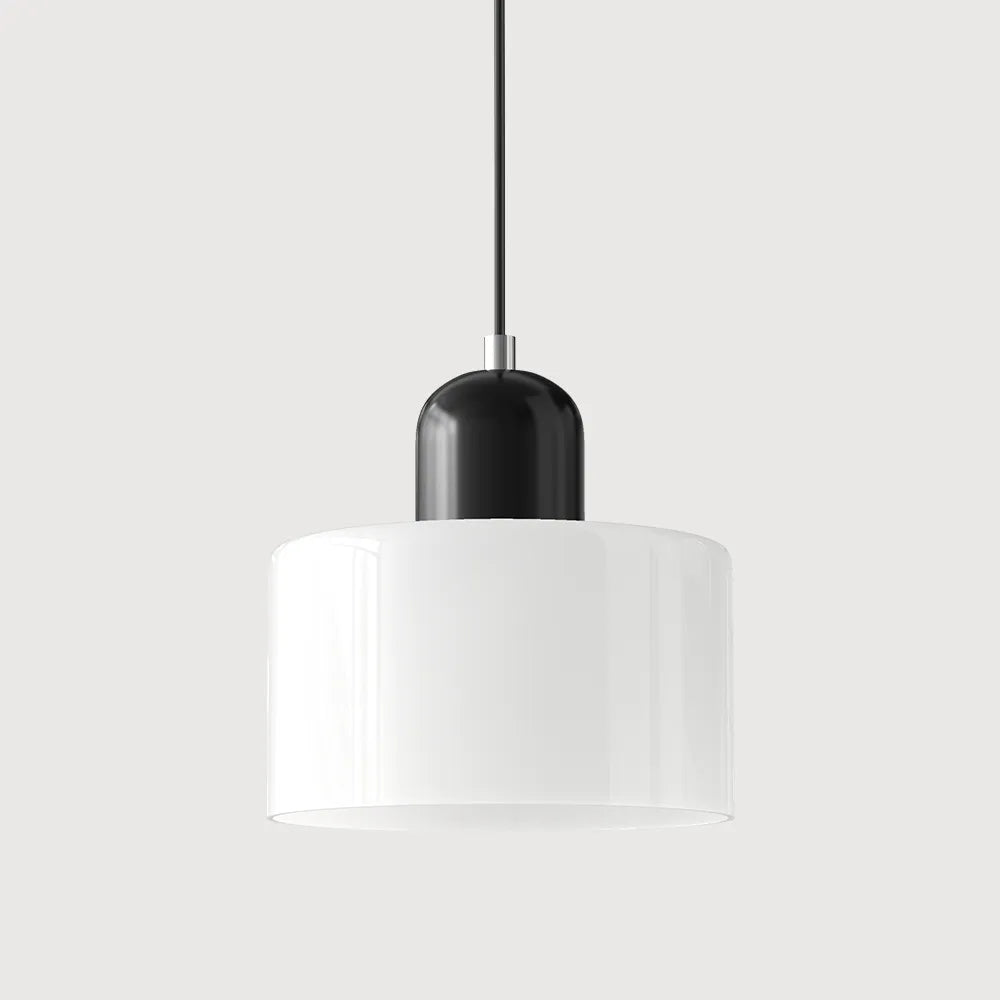 Aurora Bauhaus Round Glass Pendant Light